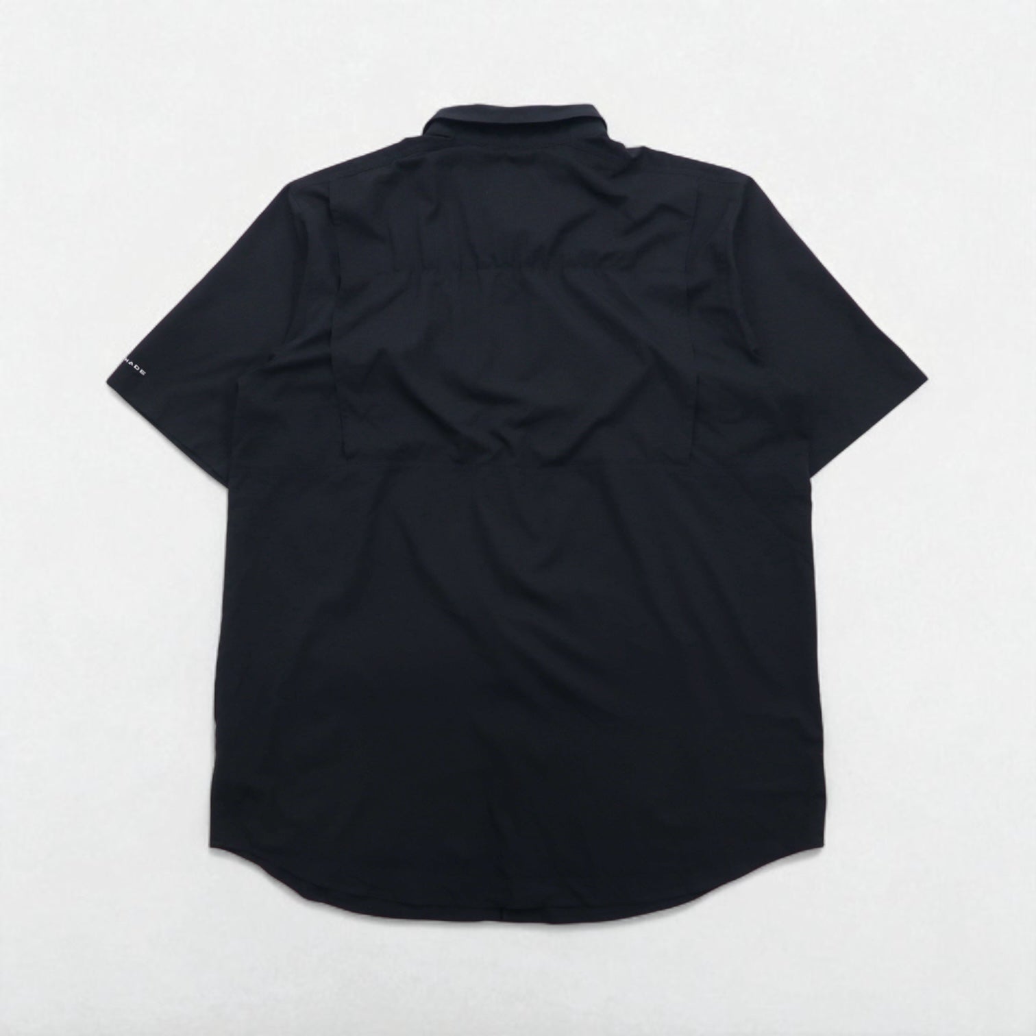 Columbia オムニシェード OMNI-SHADE 半袖 フィッシングシャツ XL ブラック ポリエステル メッシュ AT1567
