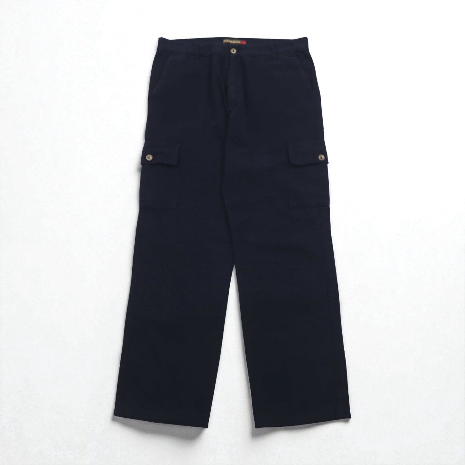NAPAPIJRI Pantaloni cargo utility Made in Italy XL Blu navy Cotone Tasche con patta