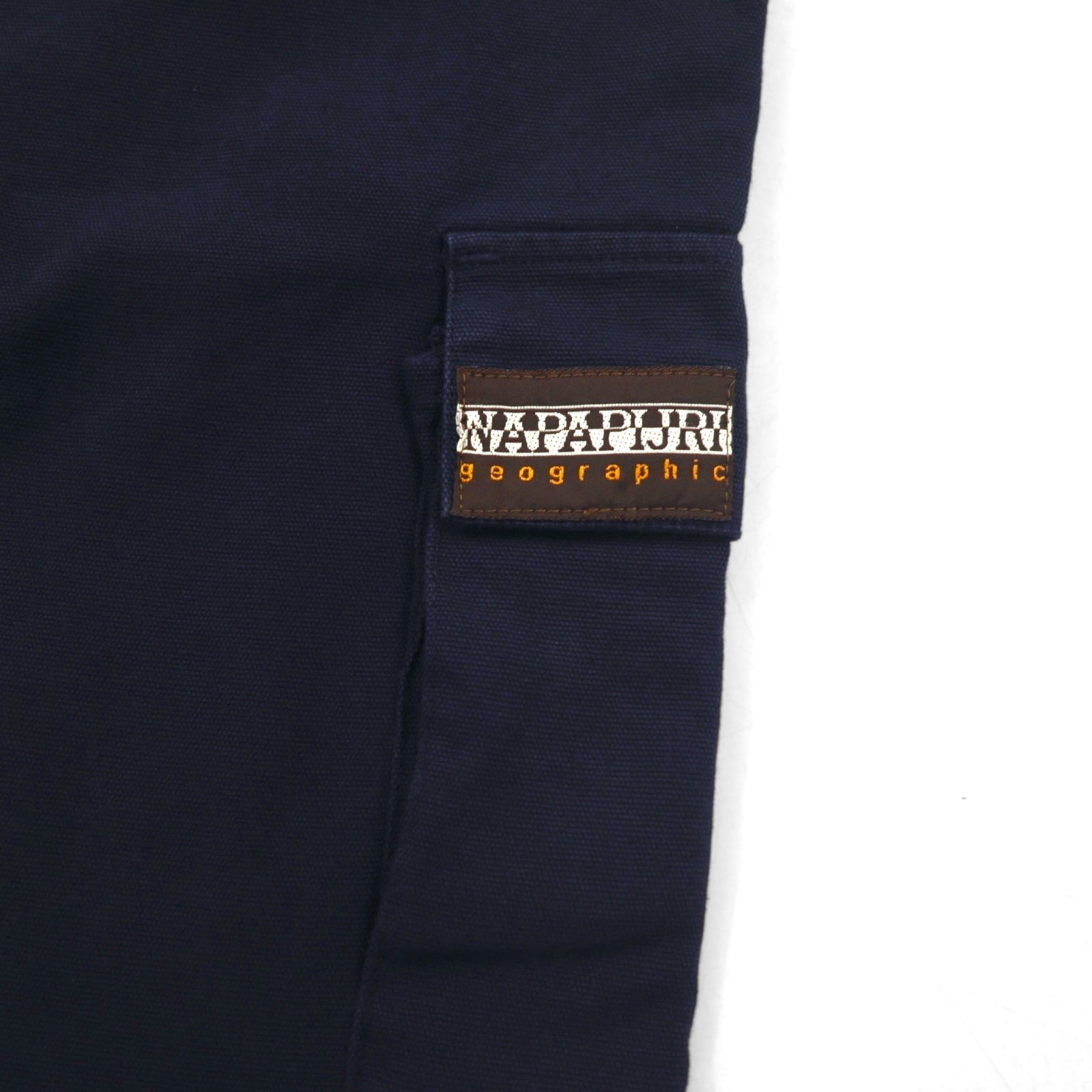 NAPAPIJRI Pantaloni cargo utility Made in Italy XL Blu navy Cotone Tasche con patta