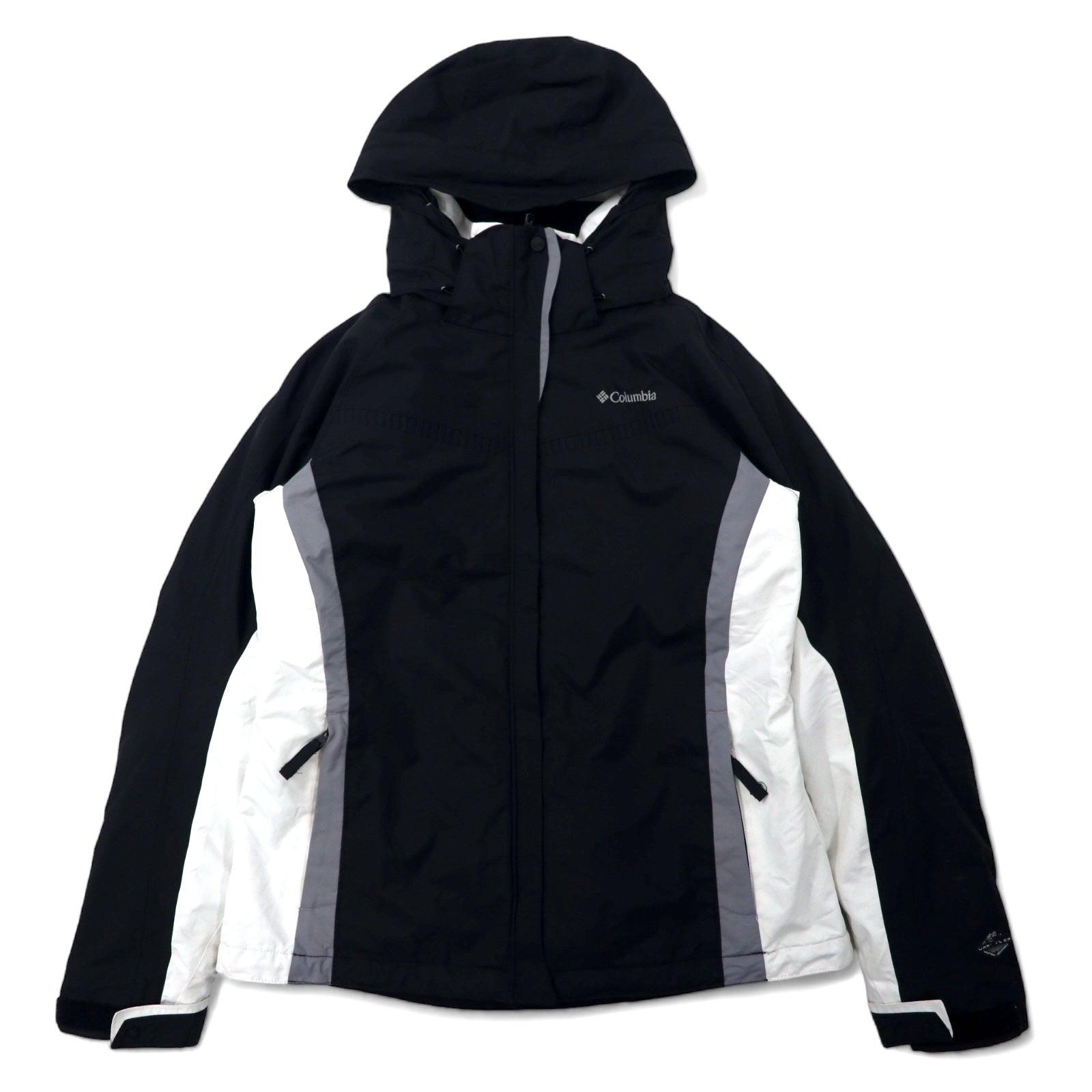 Columbia 3WAY Giacca a Vento Softshell M Nera Nylon OMNI-TECH Impermeabile Fodera in Pile Cappuccio Rimovibile INTERCHANGE