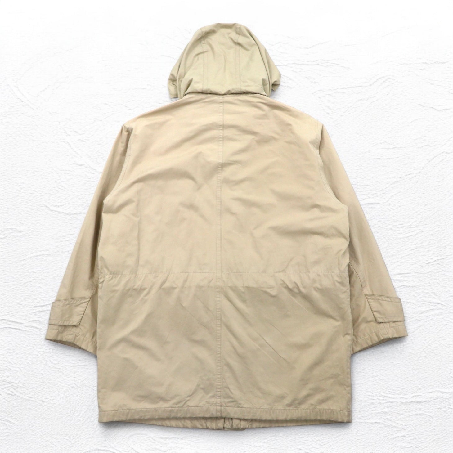 McGREGOR Anni '90 Giacca a vento M Beige Coulisse Cappuccio staccabile