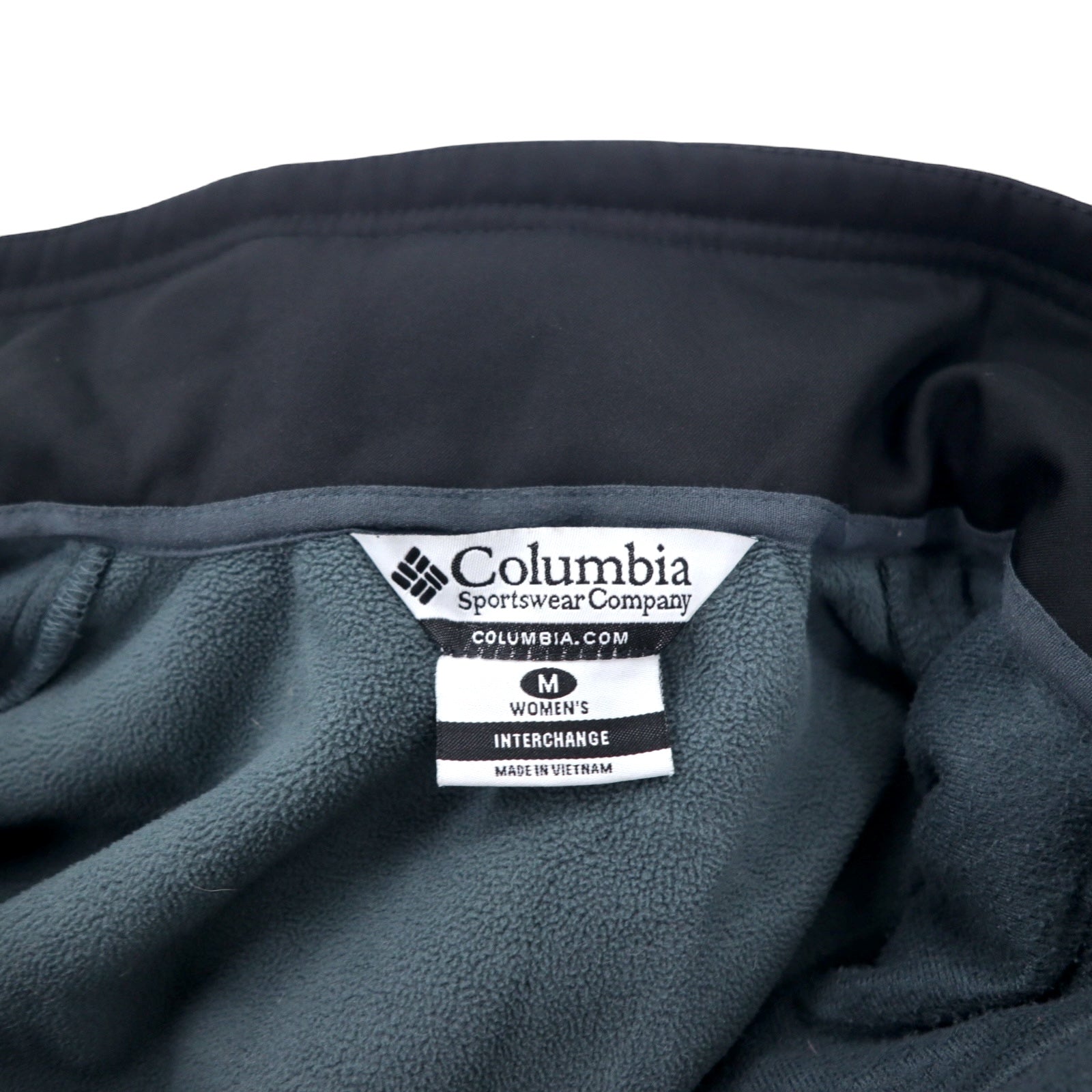 Columbia 3WAY Giacca a Vento Softshell M Nera Nylon OMNI-TECH Impermeabile Fodera in Pile Cappuccio Rimovibile INTERCHANGE