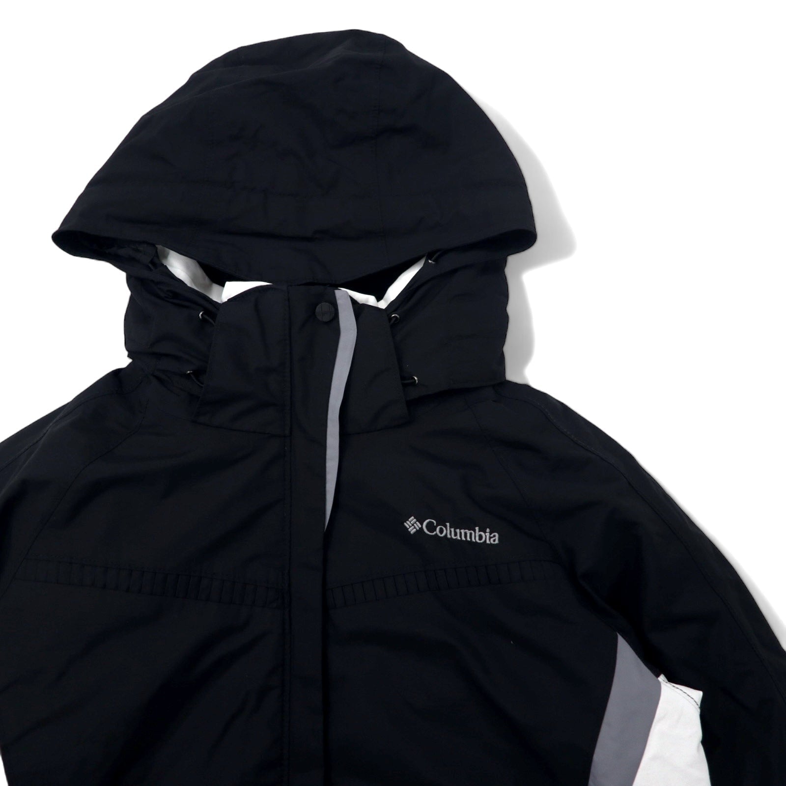 Columbia 3WAY Giacca a Vento Softshell M Nera Nylon OMNI-TECH Impermeabile Fodera in Pile Cappuccio Rimovibile INTERCHANGE