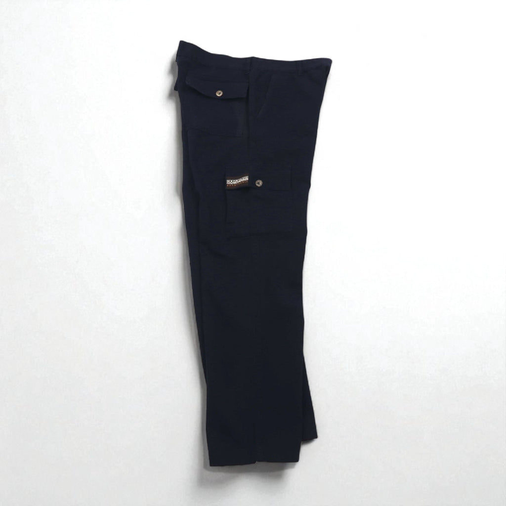 NAPAPIJRI Pantaloni cargo utility Made in Italy XL Blu navy Cotone Tasche con patta