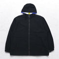 PACIFIC TRAIL (LONDON FOG) Shell Parka Anni '90 Taglia L Nero Nylon Coulisse Prodotto in Sri Lanka