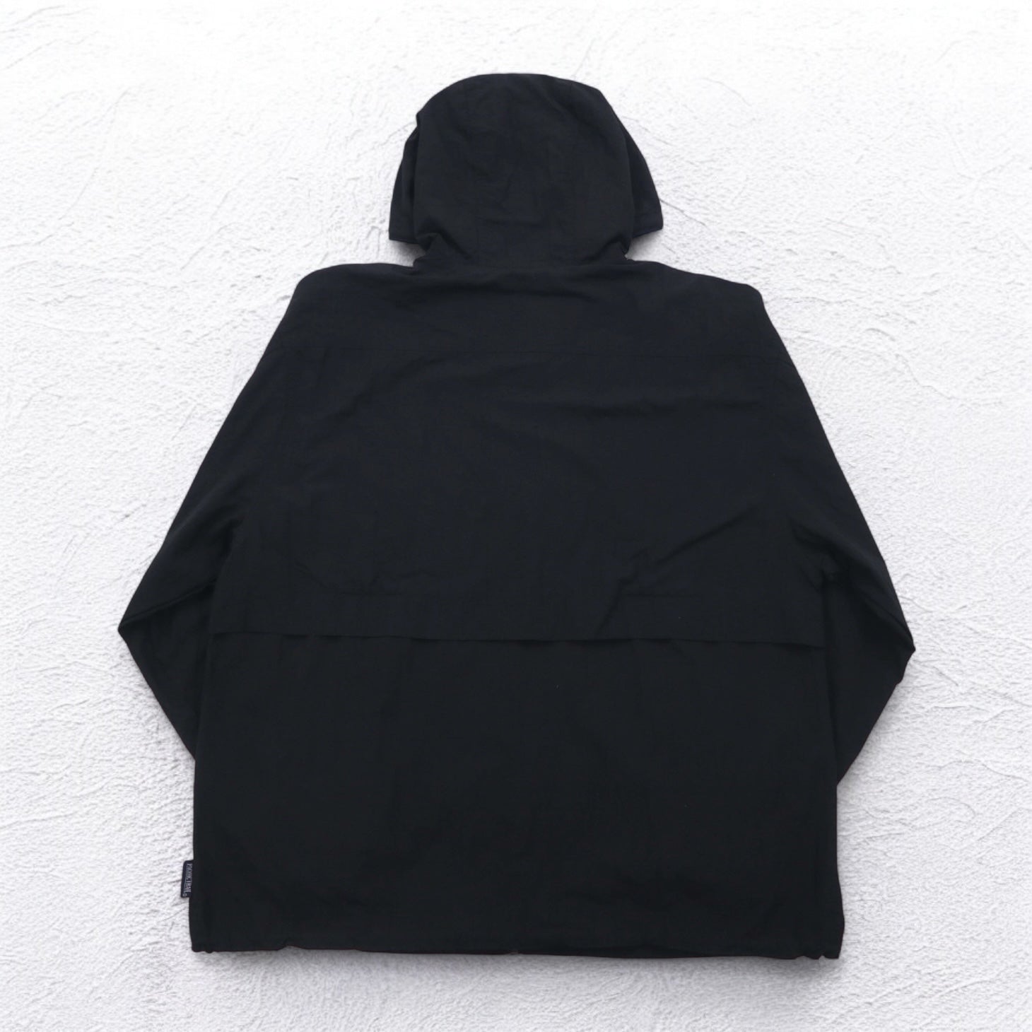 PACIFIC TRAIL (LONDON FOG) Shell Parka Anni '90 Taglia L Nero Nylon Coulisse Prodotto in Sri Lanka