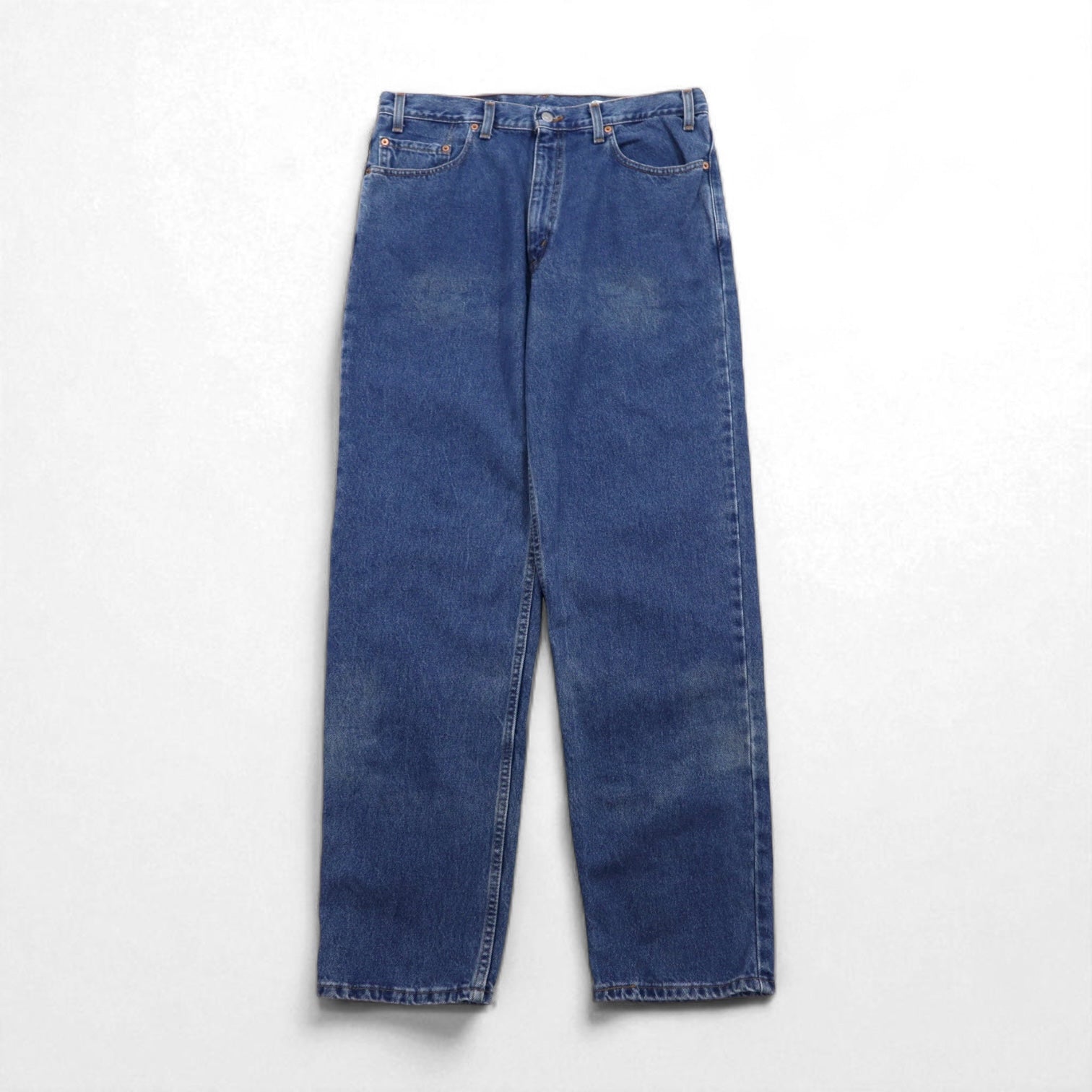 Levi's anni 2000, USA, 550 Baggy Relaxed Fit Tapered Jeans, taglia L, colore indaco, 00550-4891