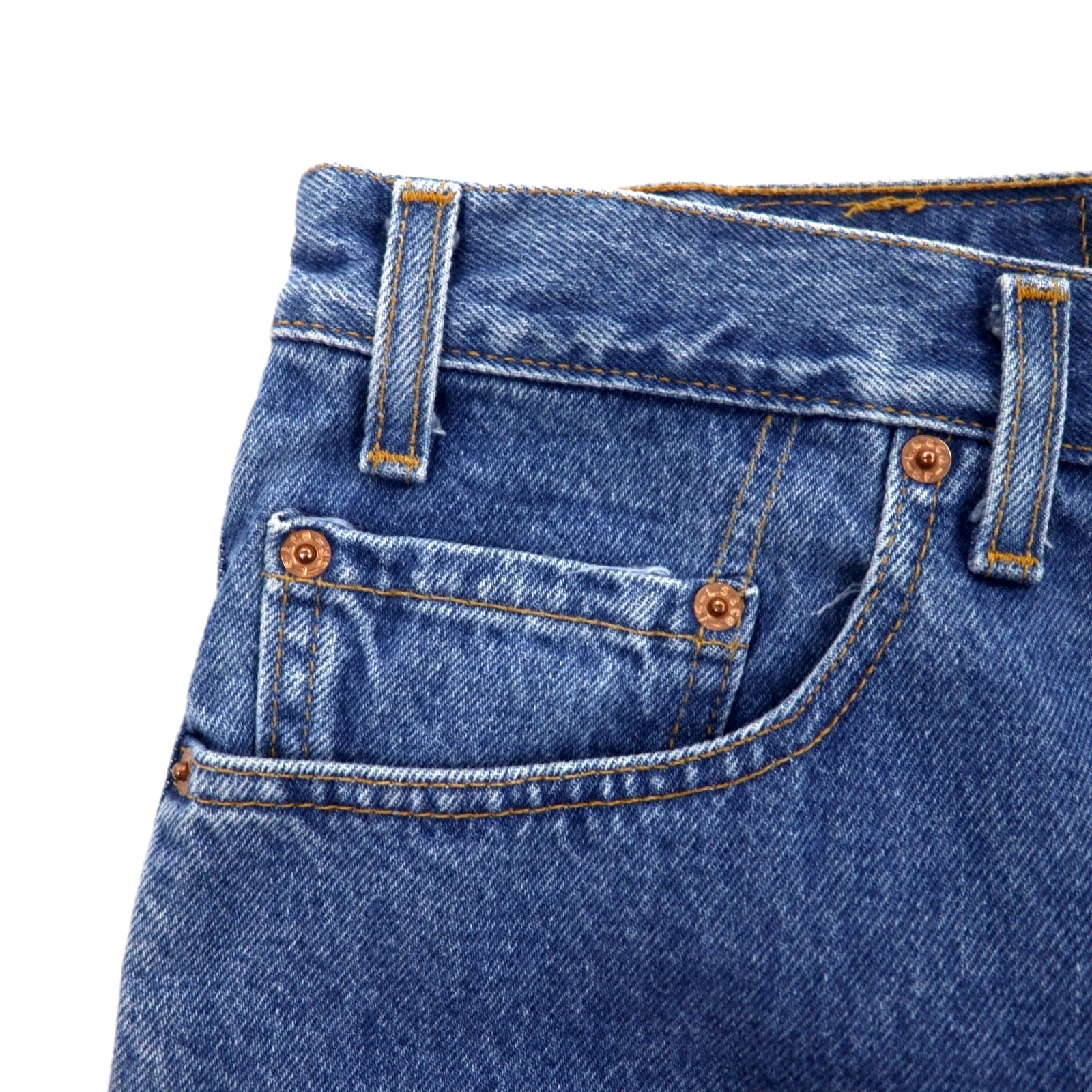 Levi's anni 2000, USA, 550 Baggy Relaxed Fit Tapered Jeans, taglia L, colore indaco, 00550-4891
