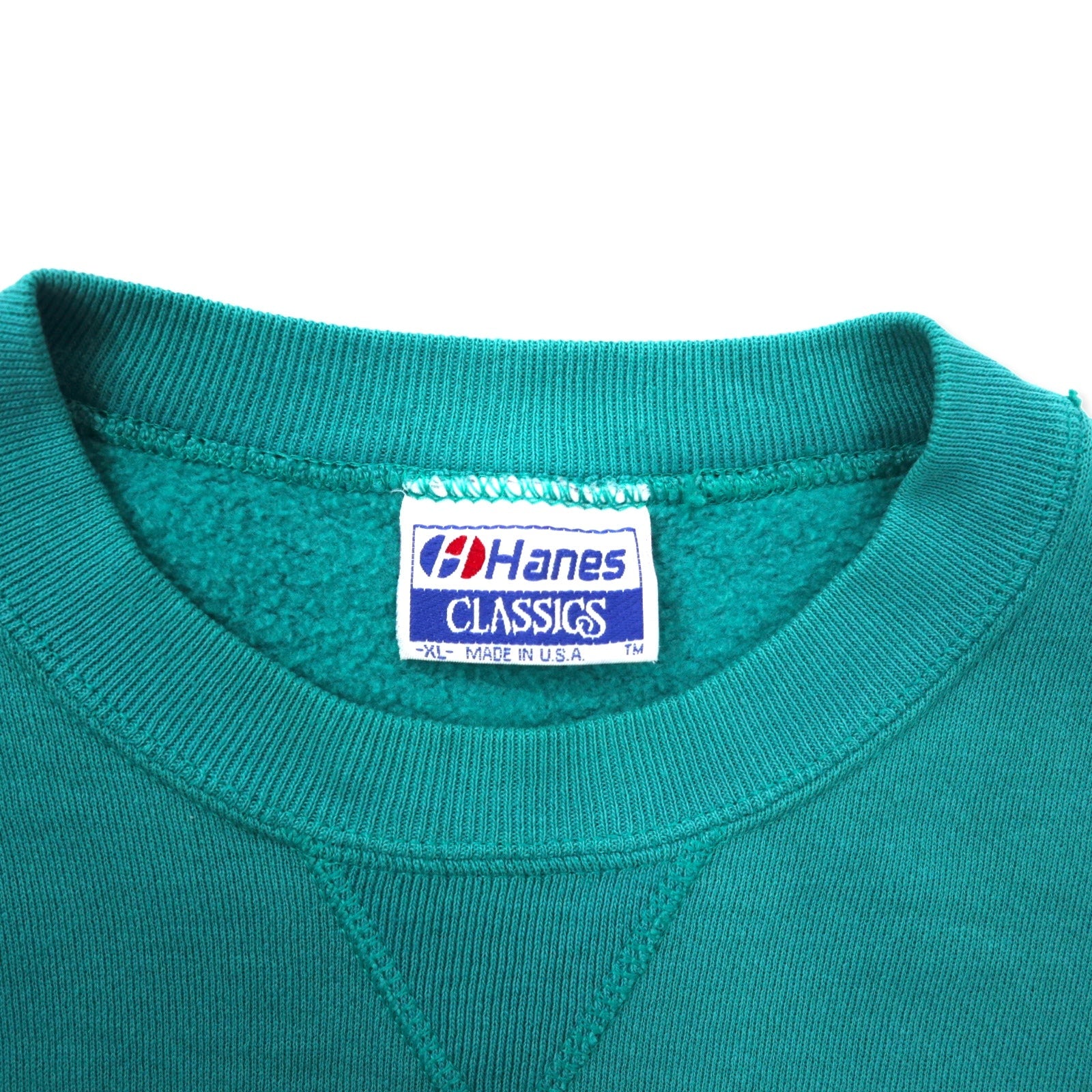 Hanes USA 90s CLASSICS Felpa Stampa College XL Verde Cotone UNIVERSITY OF AUSTRALIA Logo ad arco