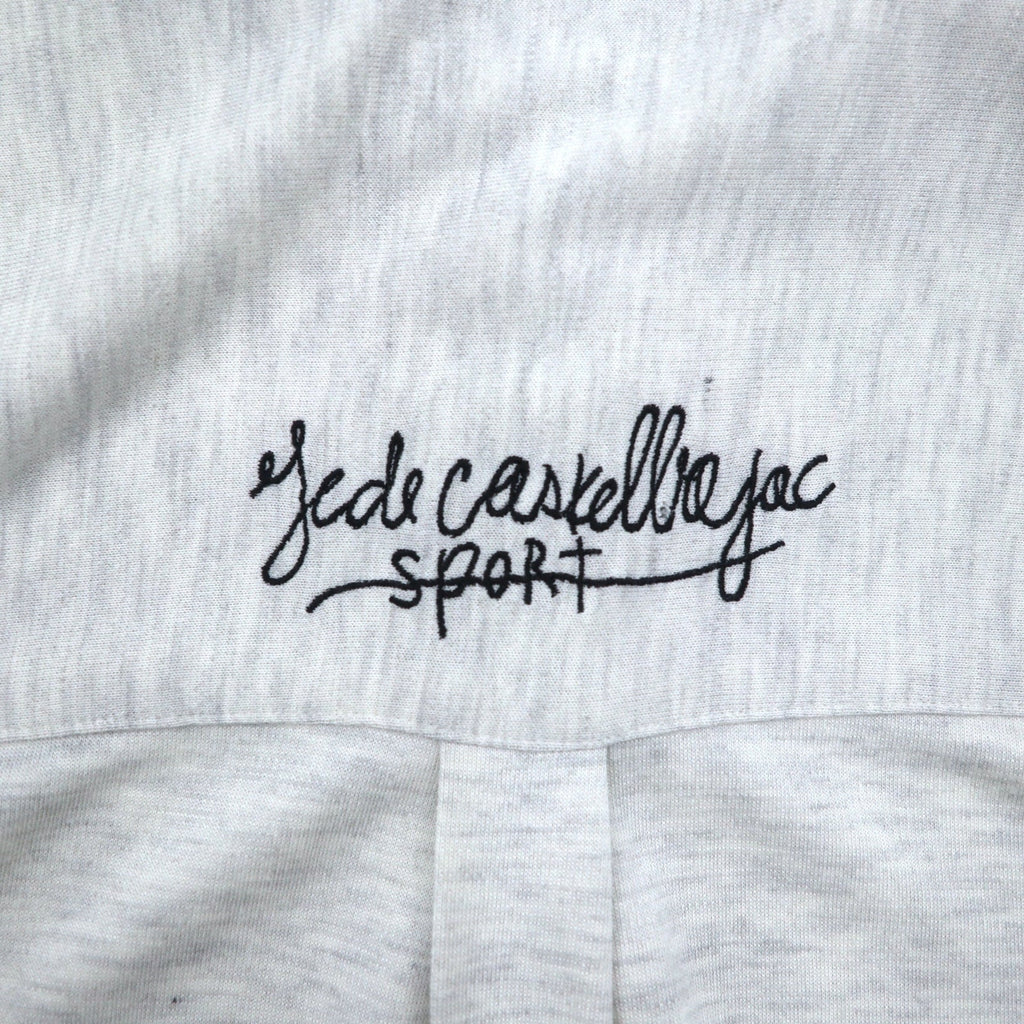 Castelbajac Sport anni '90, camicia in Polynosic, taglia XL, grigio, cotone YOUR GLORY, Made in Japan