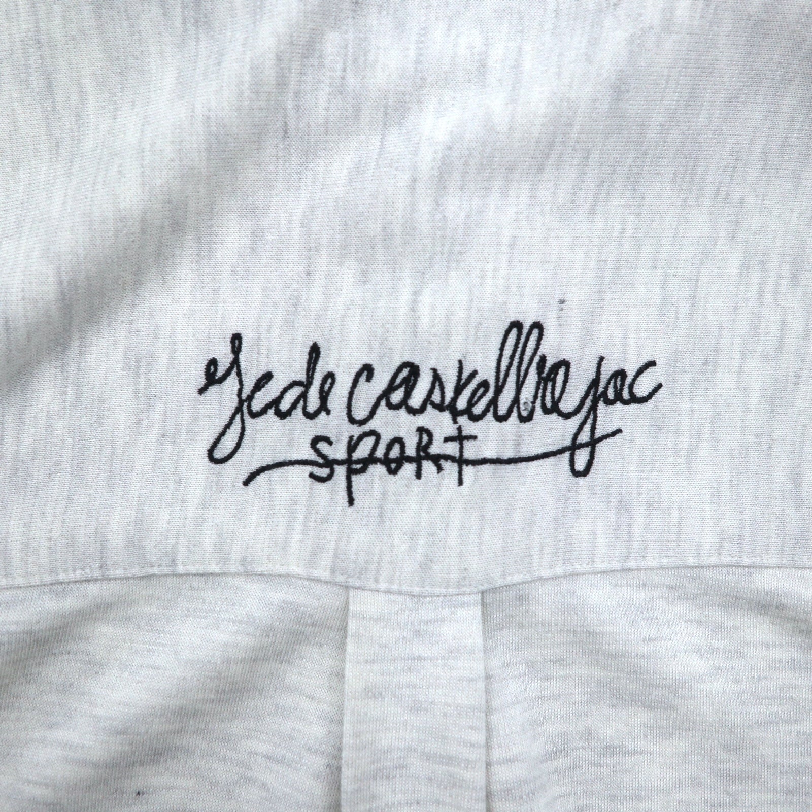 Castelbajac Sport anni '90, camicia in Polynosic, taglia XL, grigio, cotone YOUR GLORY, Made in Japan