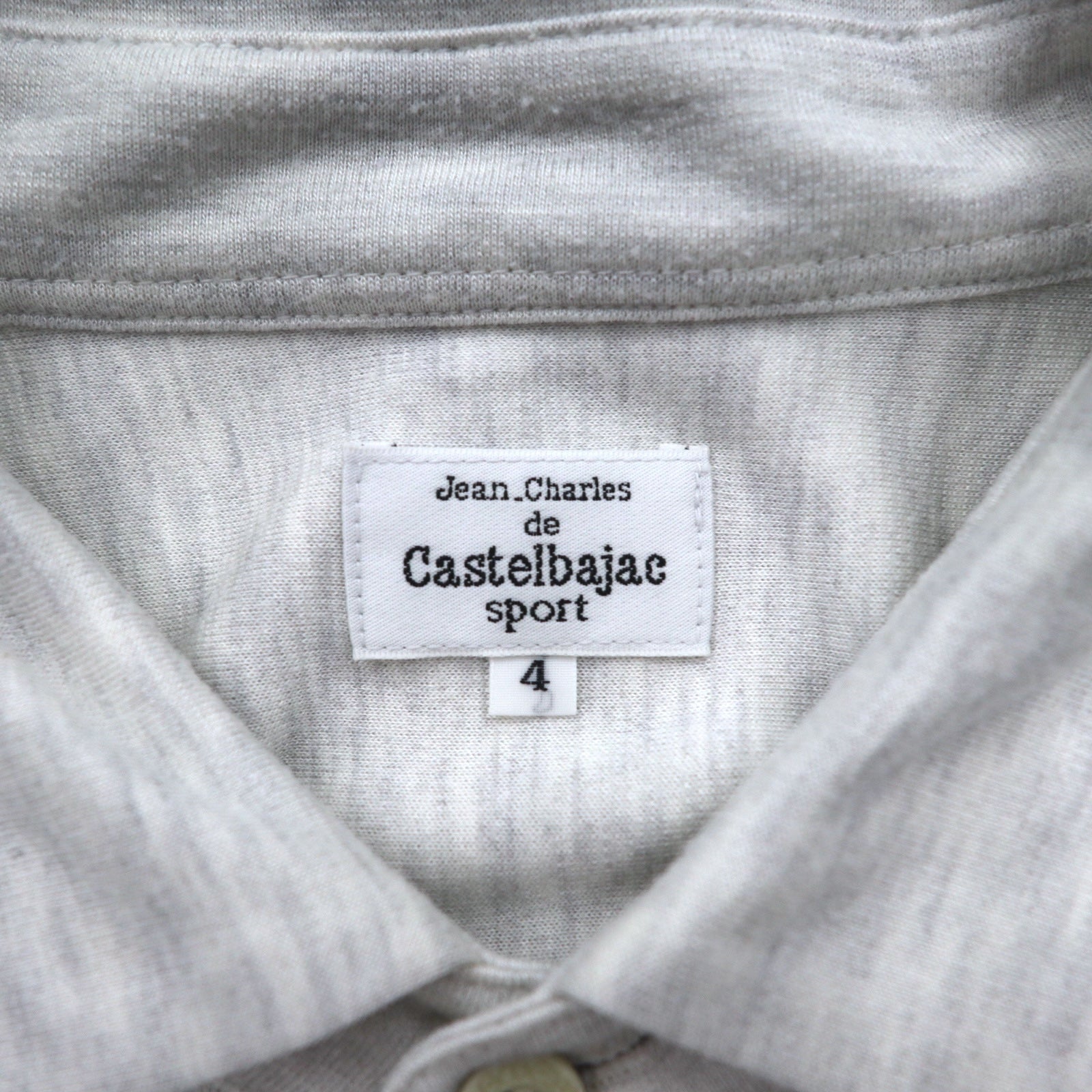 Castelbajac Sport anni '90, camicia in Polynosic, taglia XL, grigio, cotone YOUR GLORY, Made in Japan