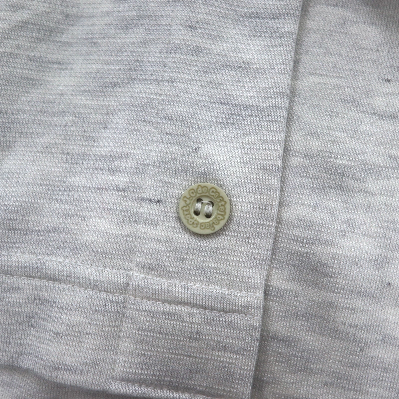 Castelbajac Sport anni '90, camicia in Polynosic, taglia XL, grigio, cotone YOUR GLORY, Made in Japan