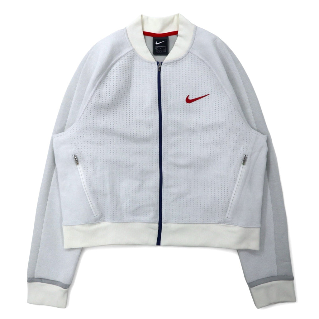 Giacca da tuta NIKE Tuta L Bianca Poliestere Swoosh NSW Tech Fleece Collared Jacket CZ3619-100