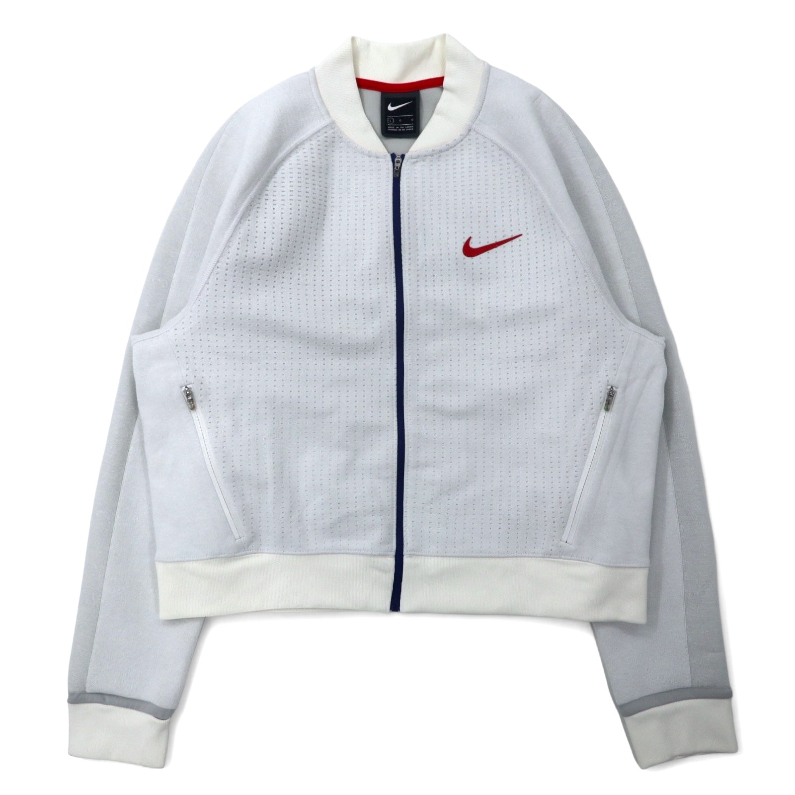 Giacca da tuta NIKE Tuta L Bianca Poliestere Swoosh NSW Tech Fleece Collared Jacket CZ3619-100