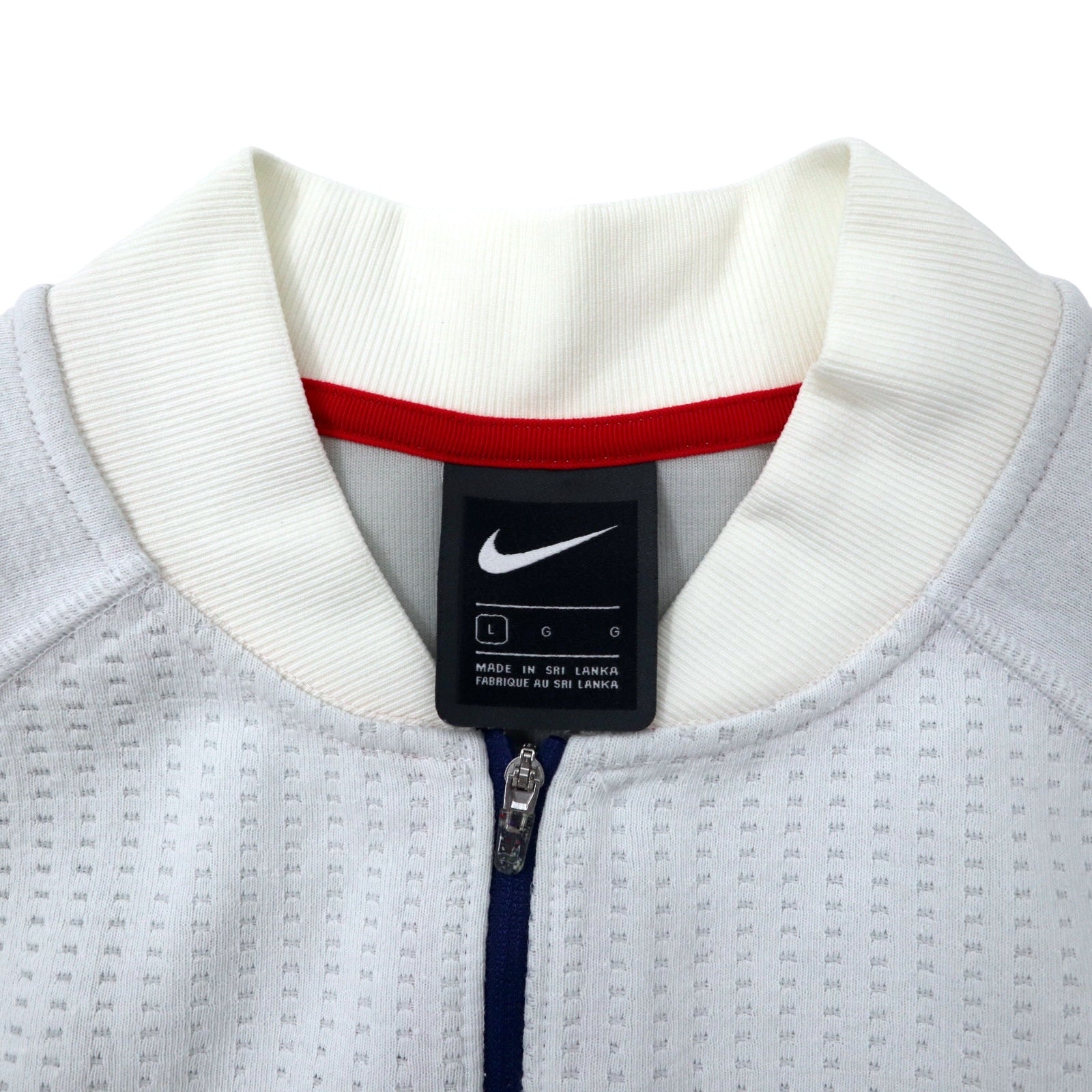 Giacca da tuta NIKE Tuta L Bianca Poliestere Swoosh NSW Tech Fleece Collared Jacket CZ3619-100