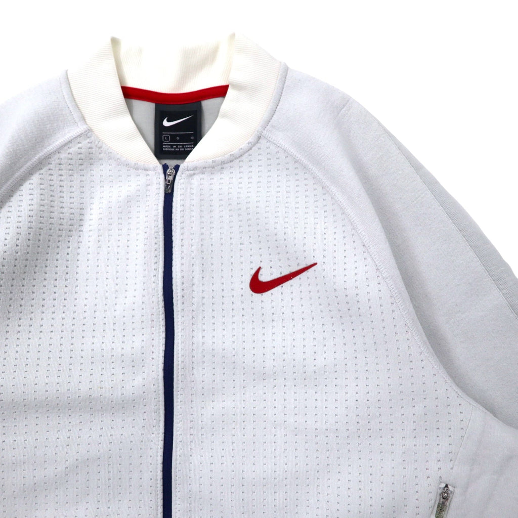 Giacca da tuta NIKE Tuta L Bianca Poliestere Swoosh NSW Tech Fleece Collared Jacket CZ3619-100