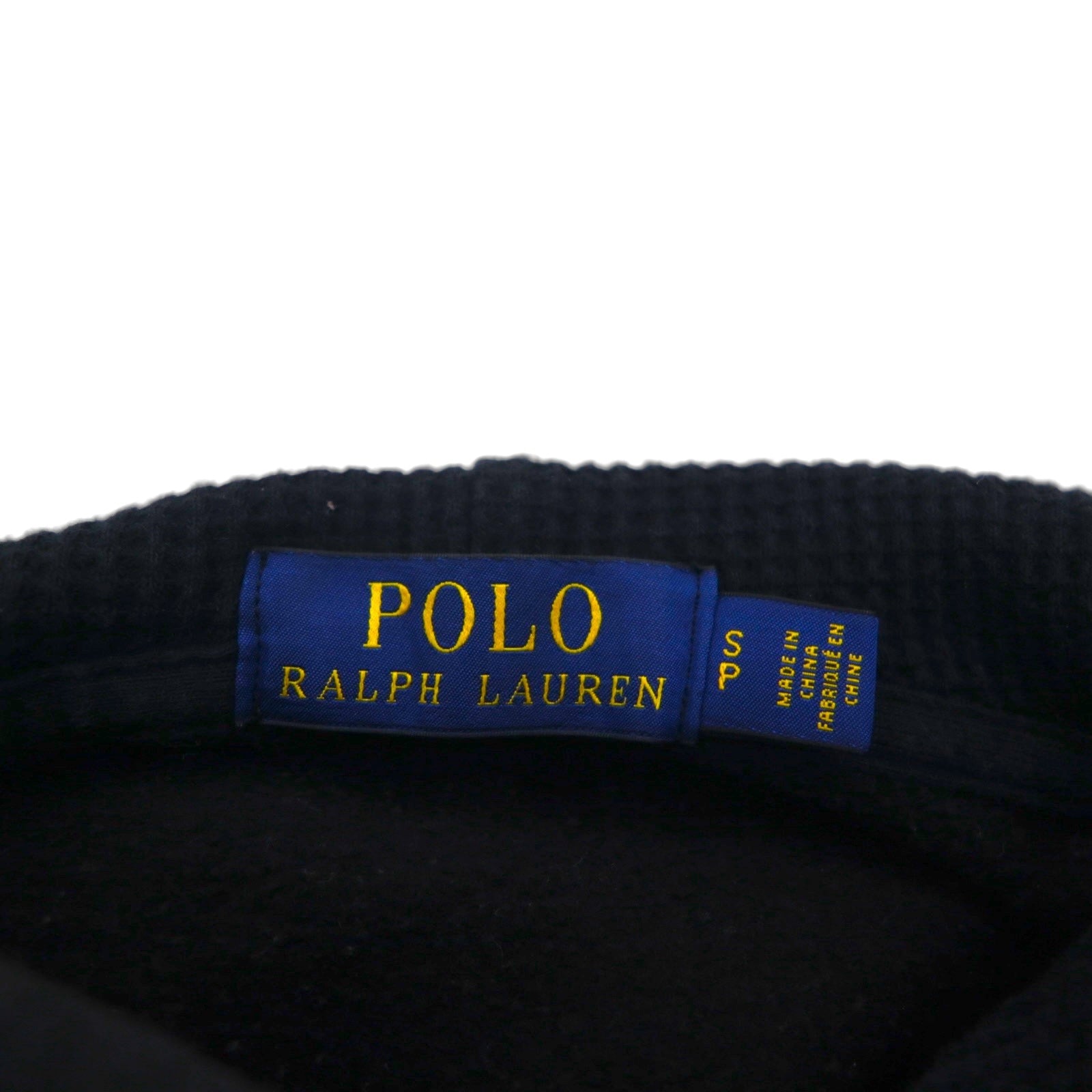 Polo Ralph Lauren ポロベア プルオーバー パーカー S ブラック ワンポイント 刺繍 フロントポケット