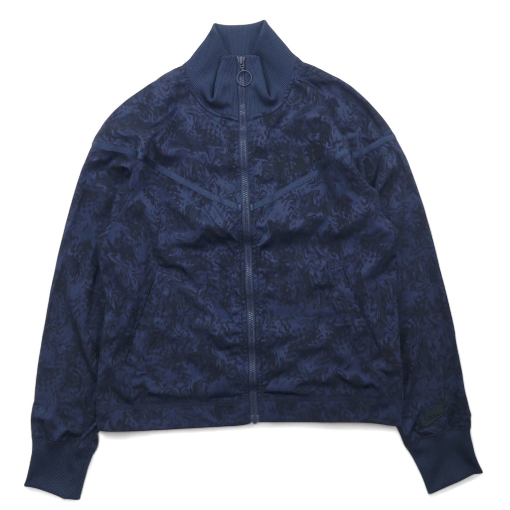 NIKE NSW Tuta Sportiva Giacca Tuta S Blu Navy Fantasia All-over Poliestere Logo Ricamato Jacquard 940250-475