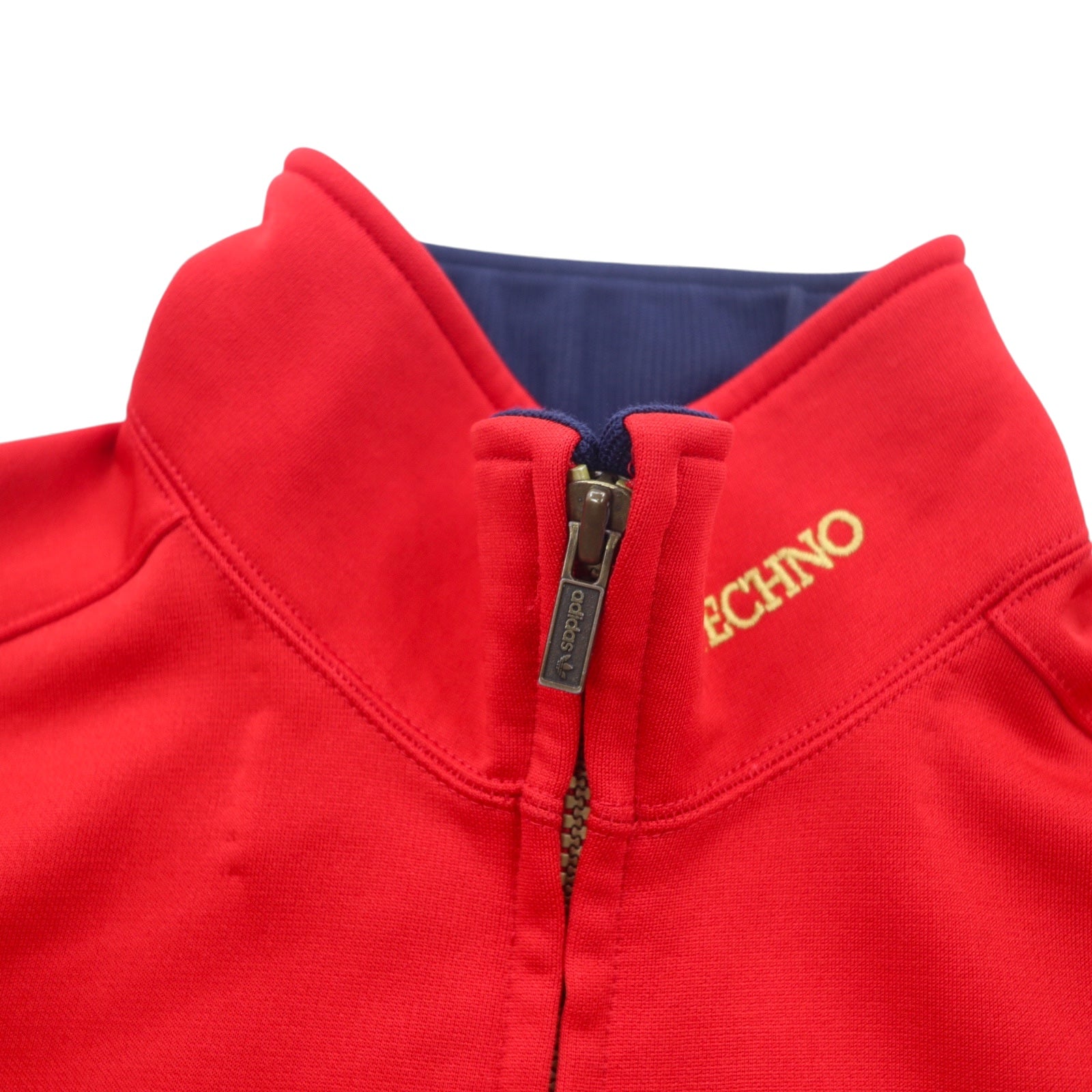 Adidas Descente Anni '80 Tuta sportiva Giacca Tuta XL Rossa Poliestere Logo Trifoglio Ricamato