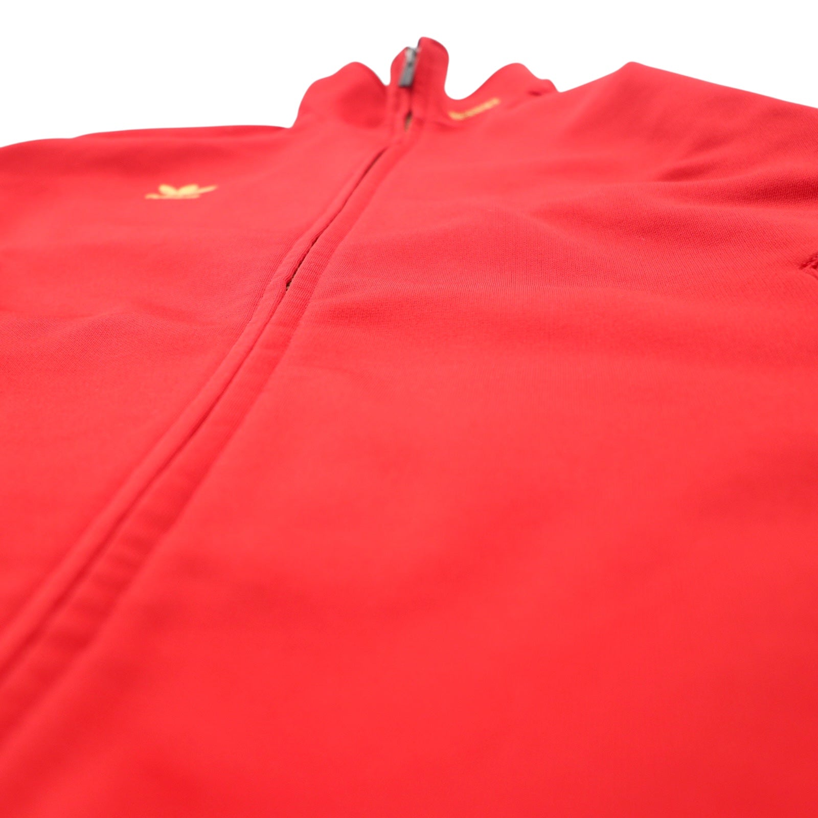Adidas Descente Anni '80 Tuta sportiva Giacca Tuta XL Rossa Poliestere Logo Trifoglio Ricamato
