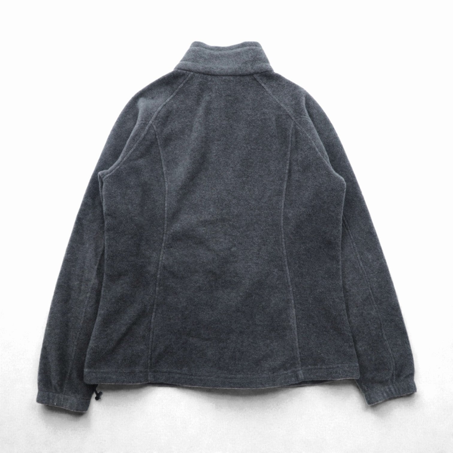 Columbia フルジップ フリースジャケット L グレー ドローコード BENETON SPRINGS WL6439