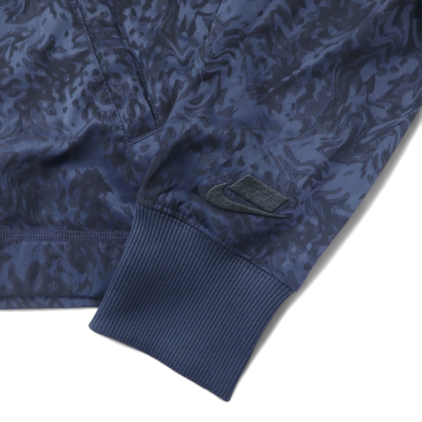 NIKE NSW Tuta Sportiva Giacca Tuta S Blu Navy Fantasia All-over Poliestere Logo Ricamato Jacquard 940250-475