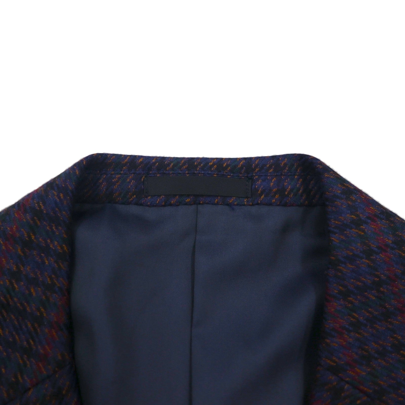 BURBERRY シルク混 テーラードジャケット M チェック PRESTIGE COLLECTION 日本製