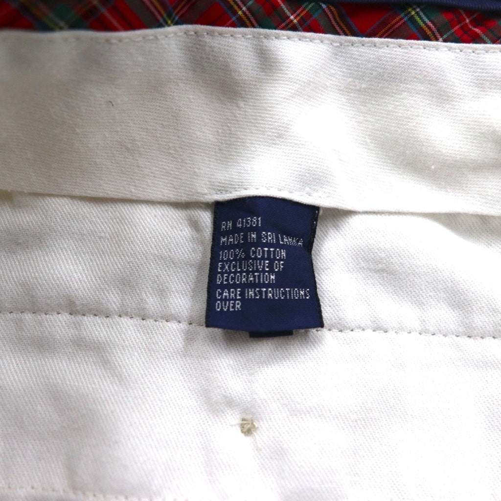 POLO GOLF RALPH LAUREN 90年代 ポロチノ 2タック チノ ショートパンツ ハーフパンツ L ベージュ コットン