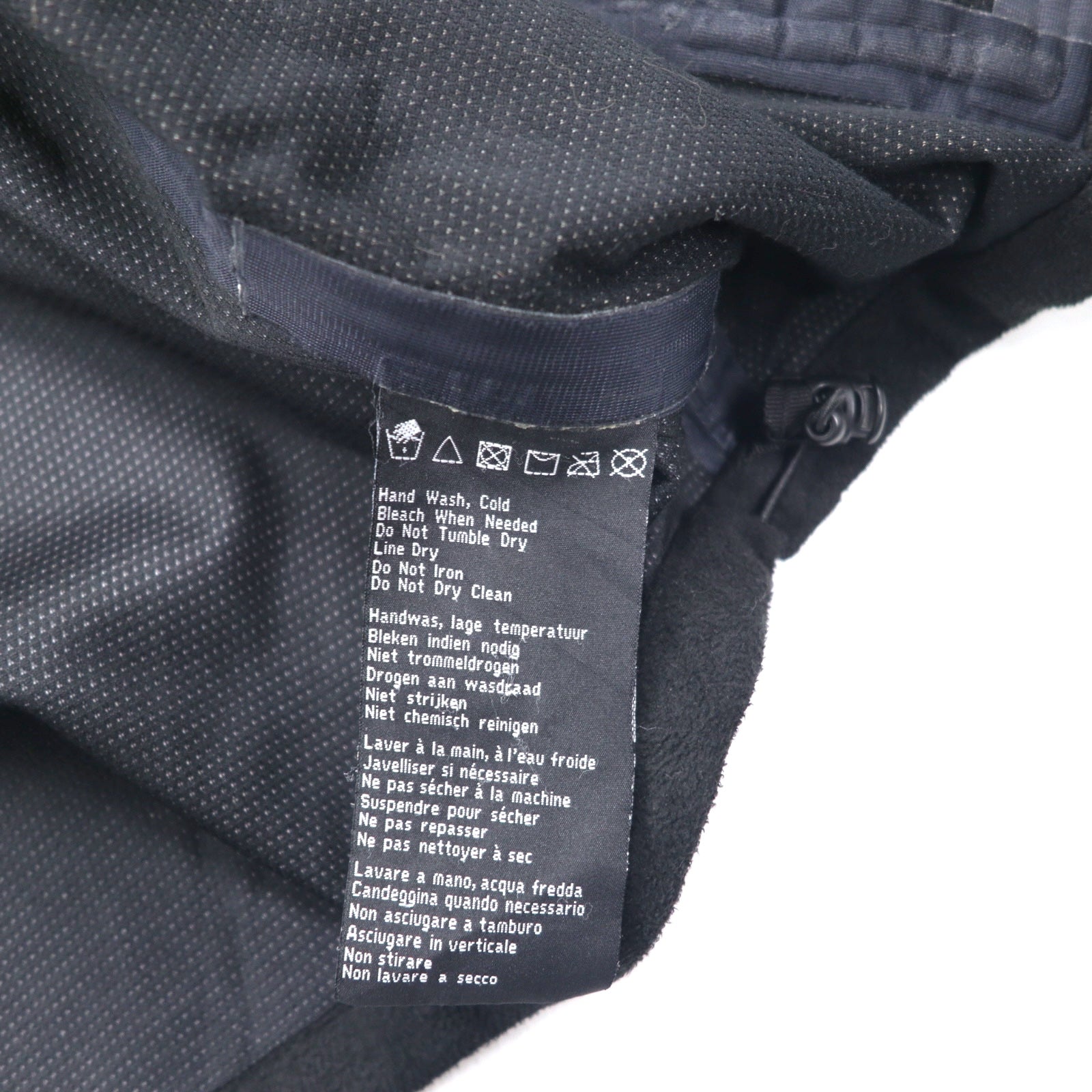 HARLEY DAVIDSON Giacca in pile con cappuccio XL Nera Poliestere Stampa teschio Catarifrangente