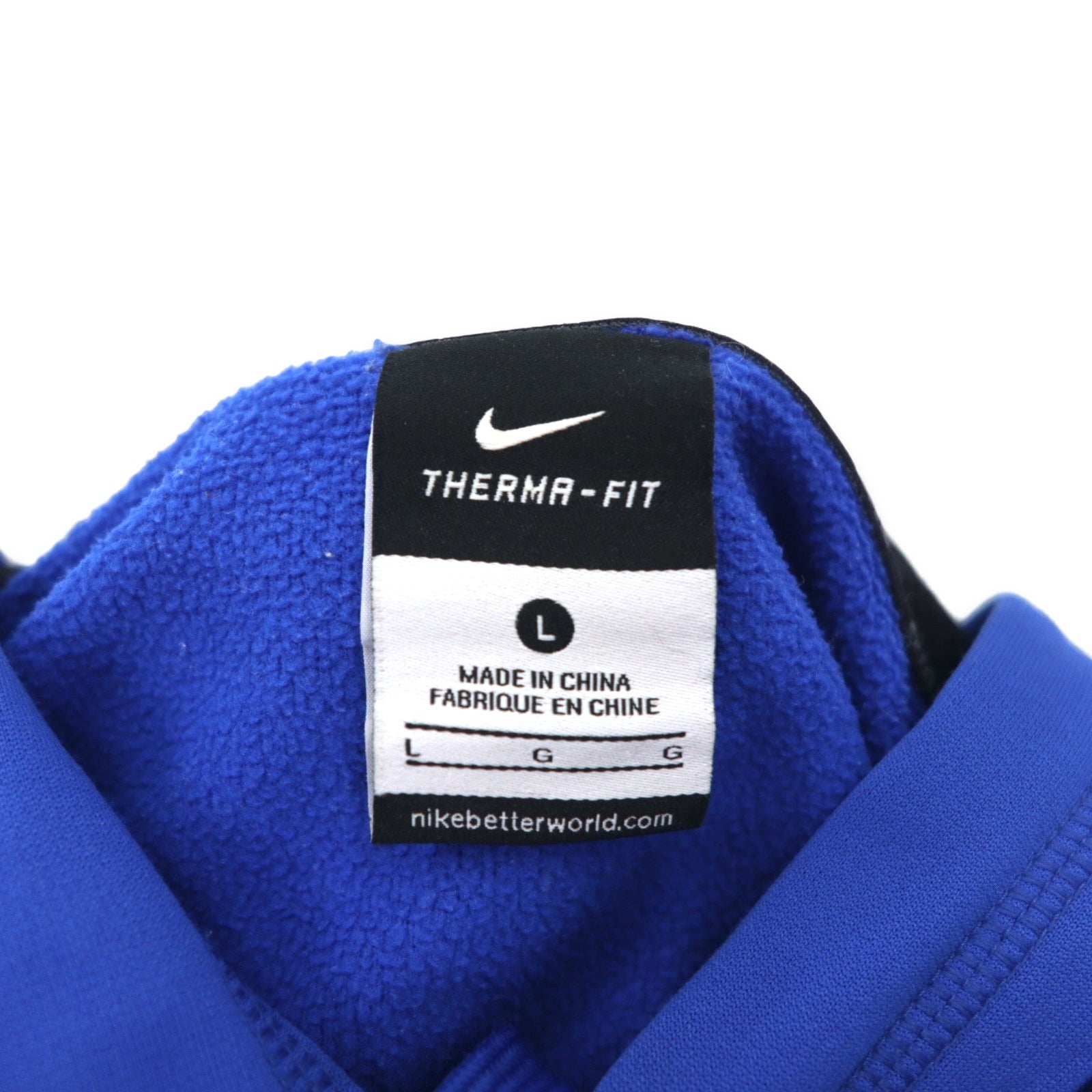 NIKE Therma-FIT Felpa con cappuccio pullover L blu poliestere 607786-494