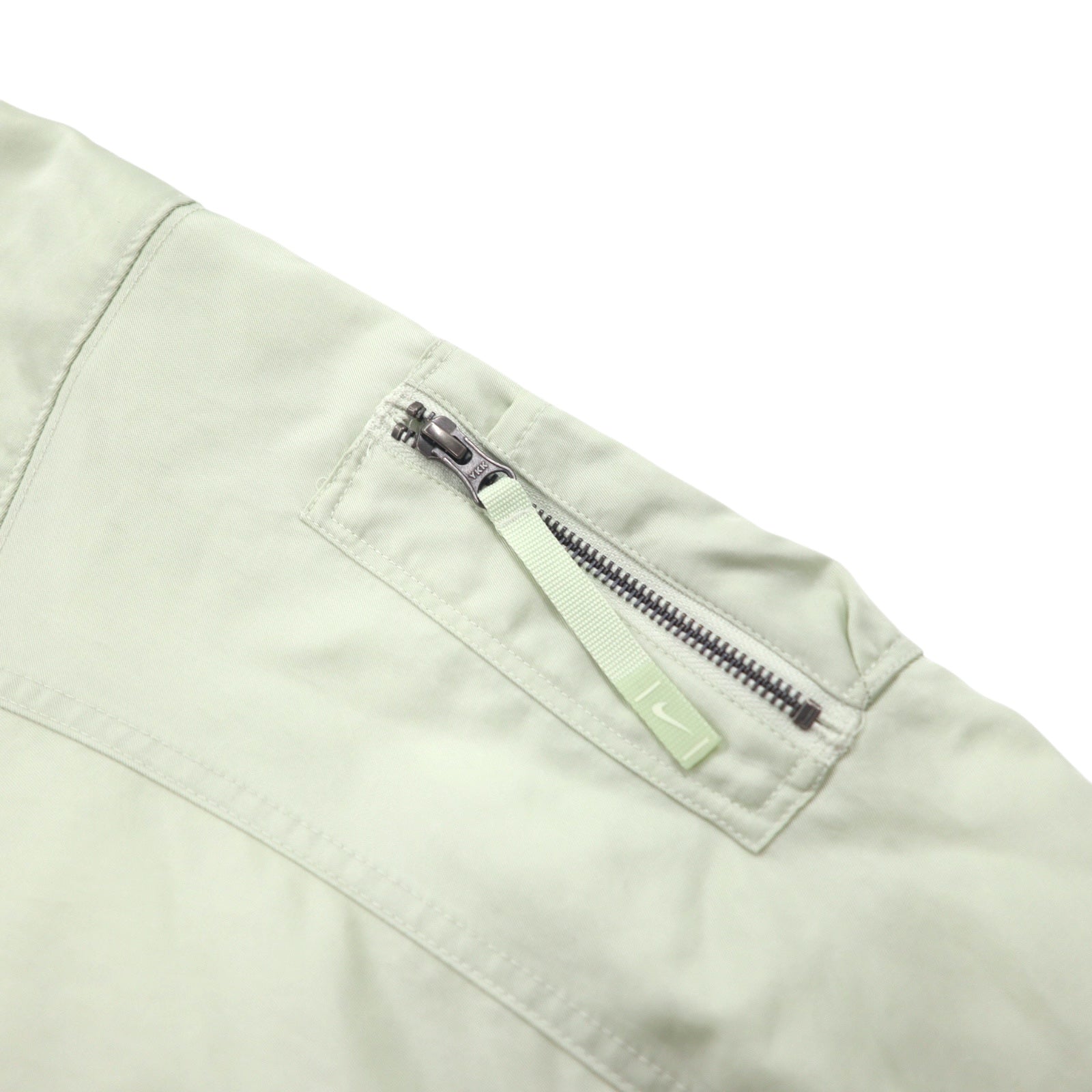 NIKE Sportswear Essential Reversibile MA-1 Giacca Varsity Bomber Giubbotto Aviatore XS Bianco Verde Nylon Trapuntato FN3168-020