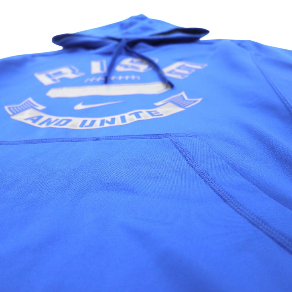 NIKE Therma-FIT Felpa con cappuccio pullover L blu poliestere 607786-494