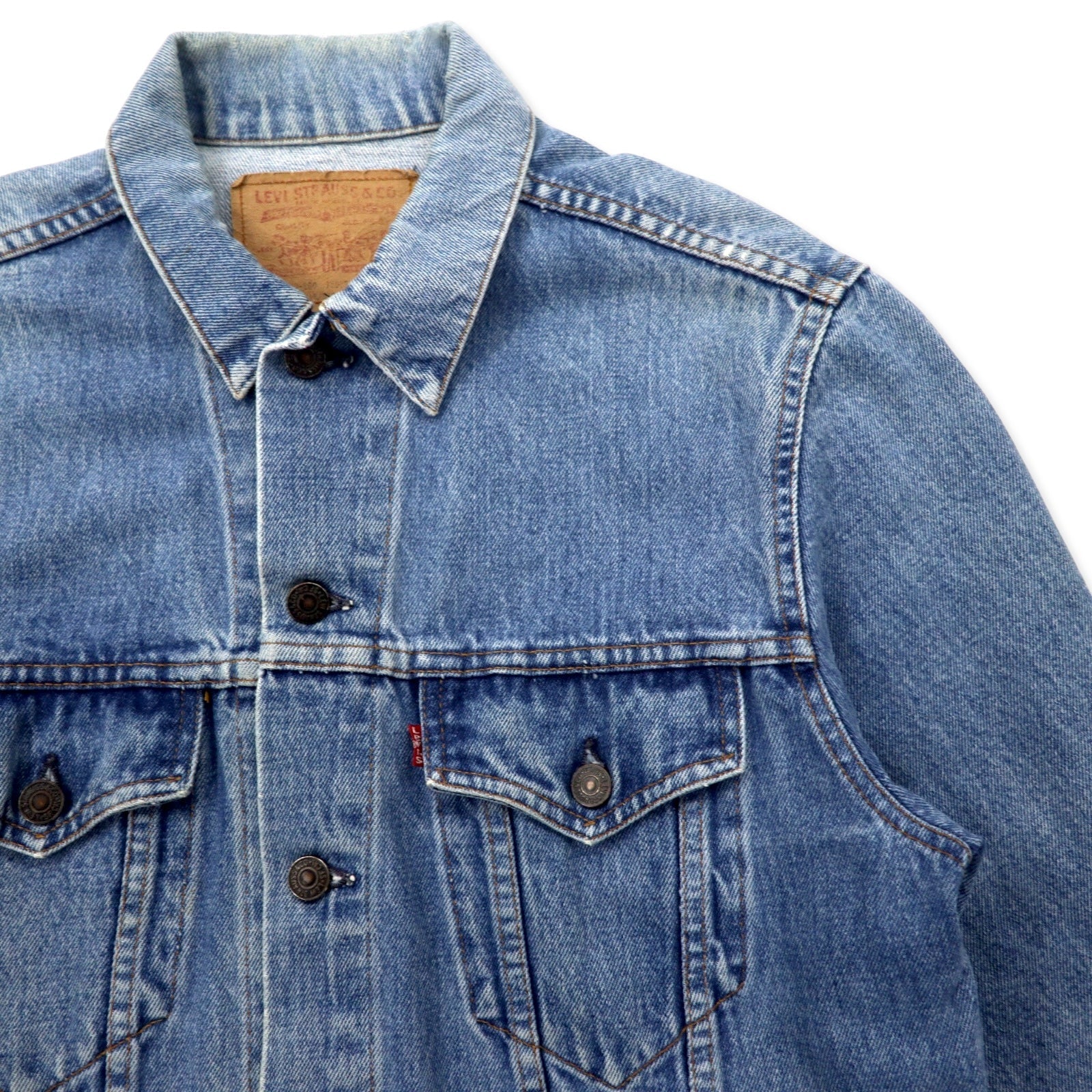Levi's anni '90, giacca di jeans Euro Levi's, taglia 40, blu, cotone, modello 75505-0511