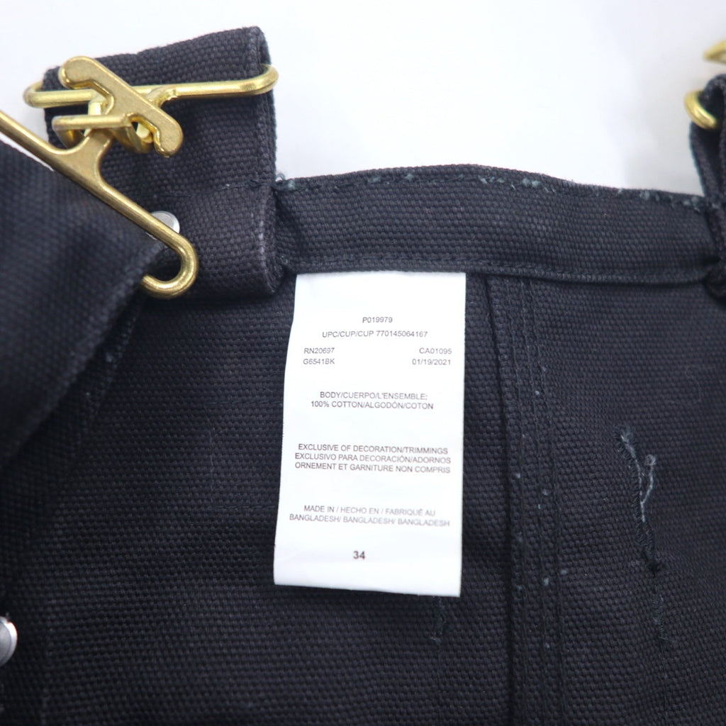 Salopette Dickies Duck in cotone nero taglia 34 G6541BK