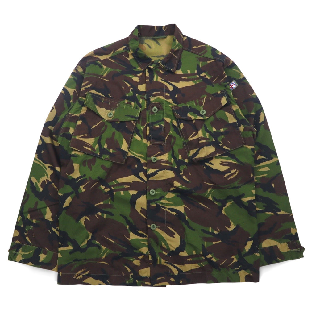 BRITISH ARMY イギリス軍 コンバットジャケット XXL カーキ カモフラ ウッドランド ミリタリー Lightweight Jacket, Woodland DP 8415-99-503-8779