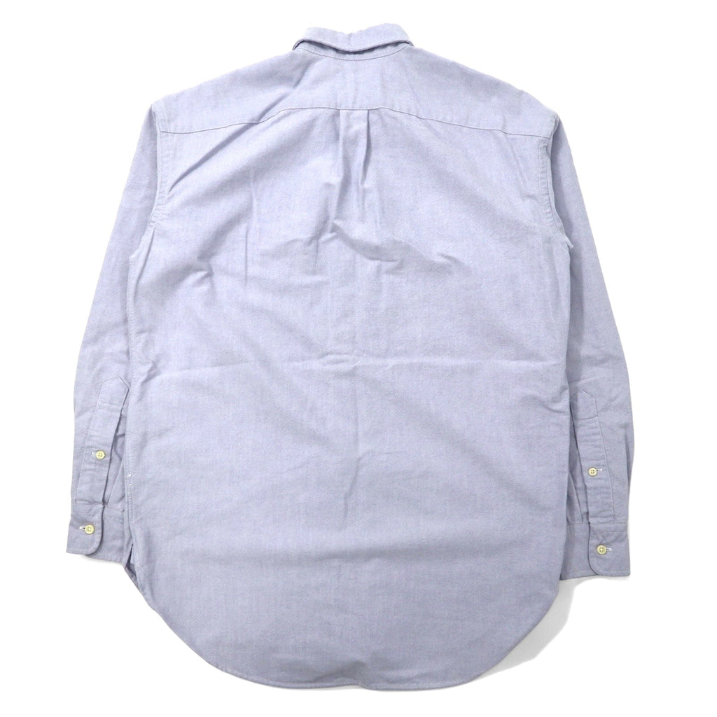 POLO RALPH LAUREN Camicia Oxford M Blu Cotone Ricamo Stemma