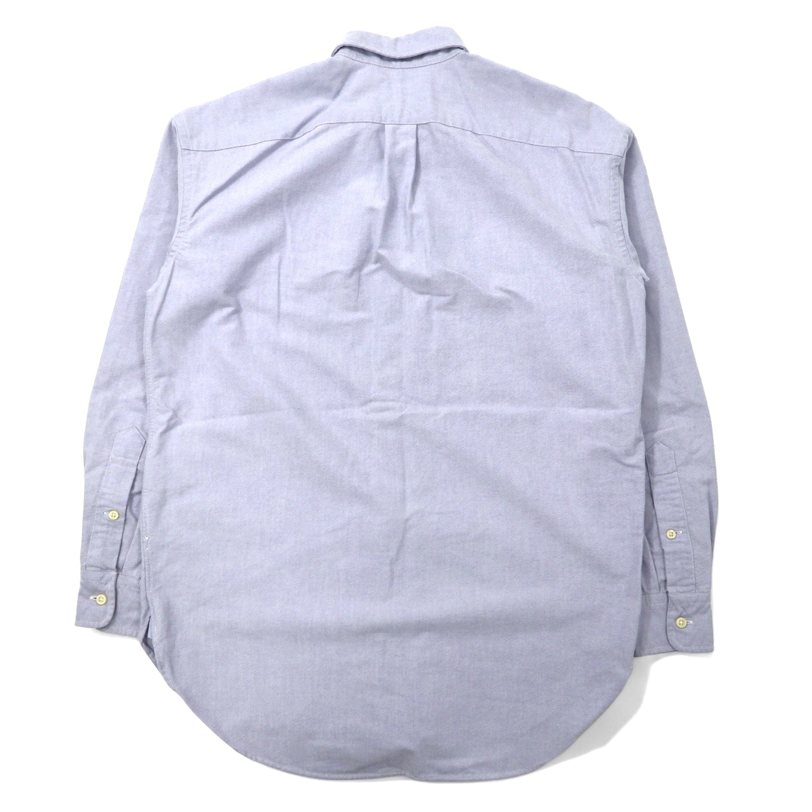 POLO RALPH LAUREN Camicia Oxford M Blu Cotone Ricamo Stemma