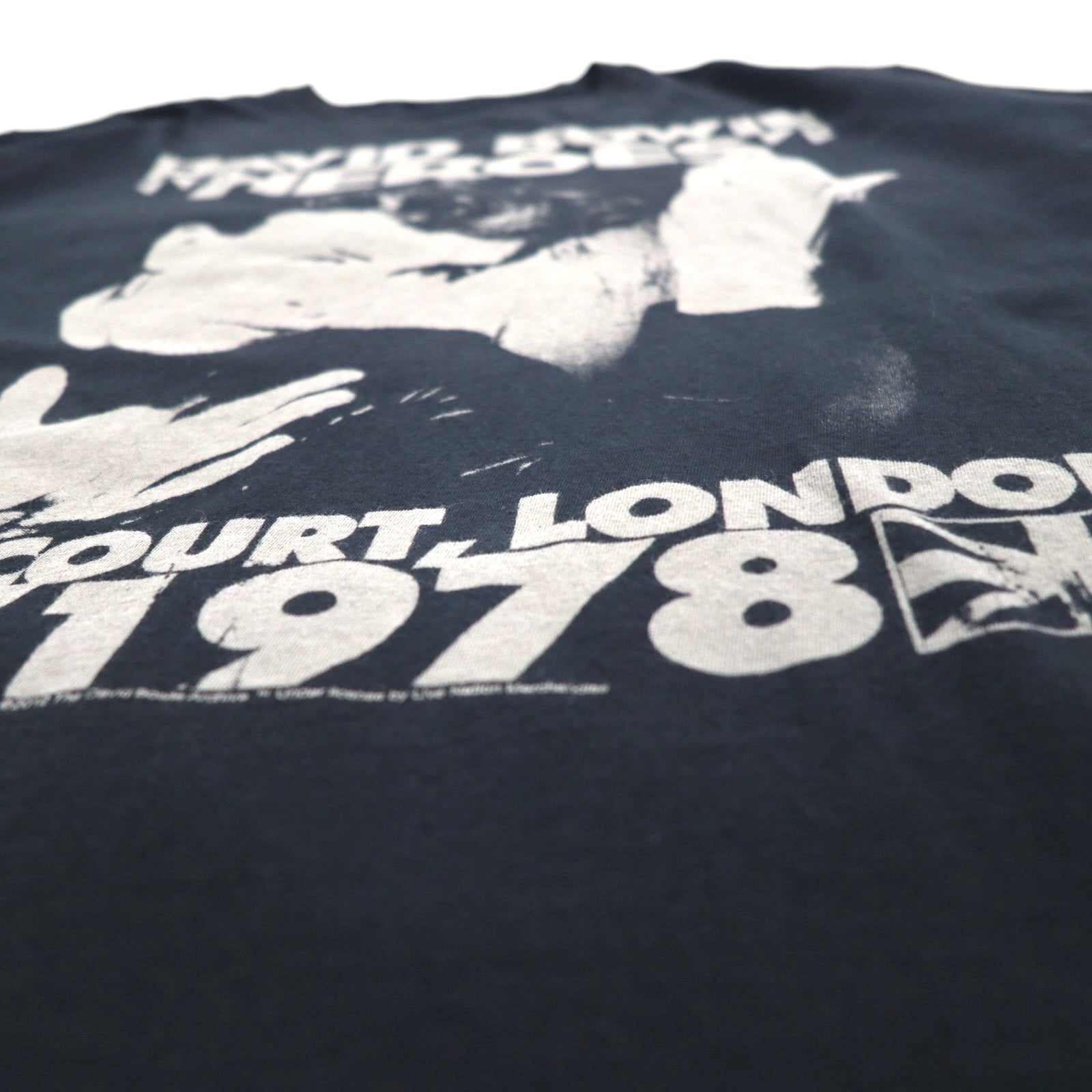 DAVID BOWIE David Bowie Rock Artista Band T-Shirt XL Nero Cotone In Memoria HEROES EARLS COURT