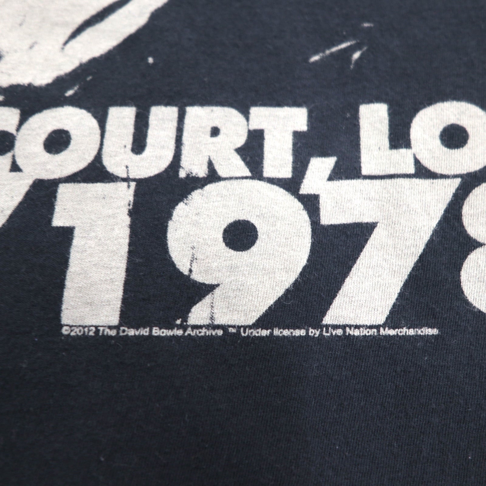 DAVID BOWIE David Bowie Rock Artista Band T-Shirt XL Nero Cotone In Memoria HEROES EARLS COURT