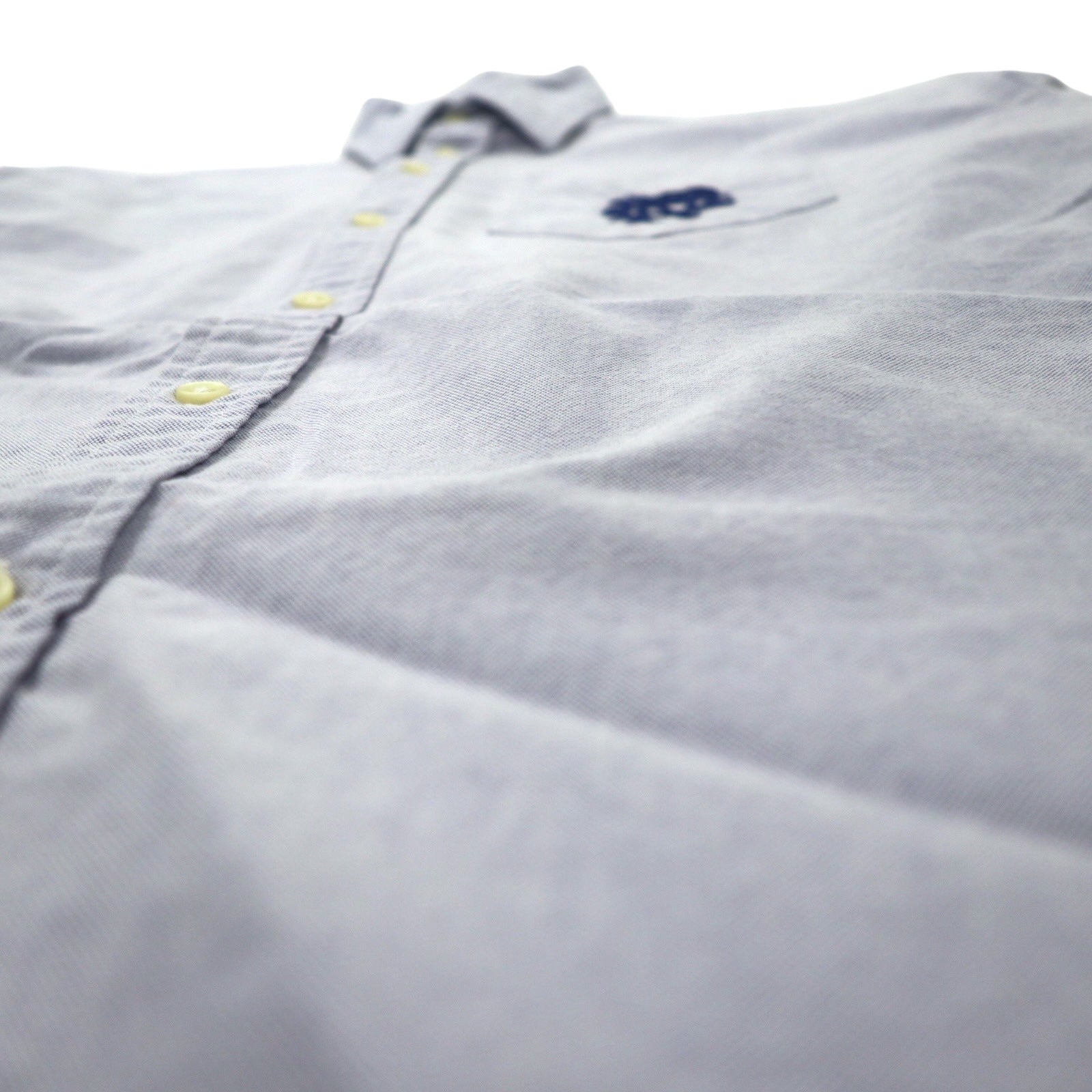 POLO RALPH LAUREN Camicia Oxford M Blu Cotone Ricamo Stemma