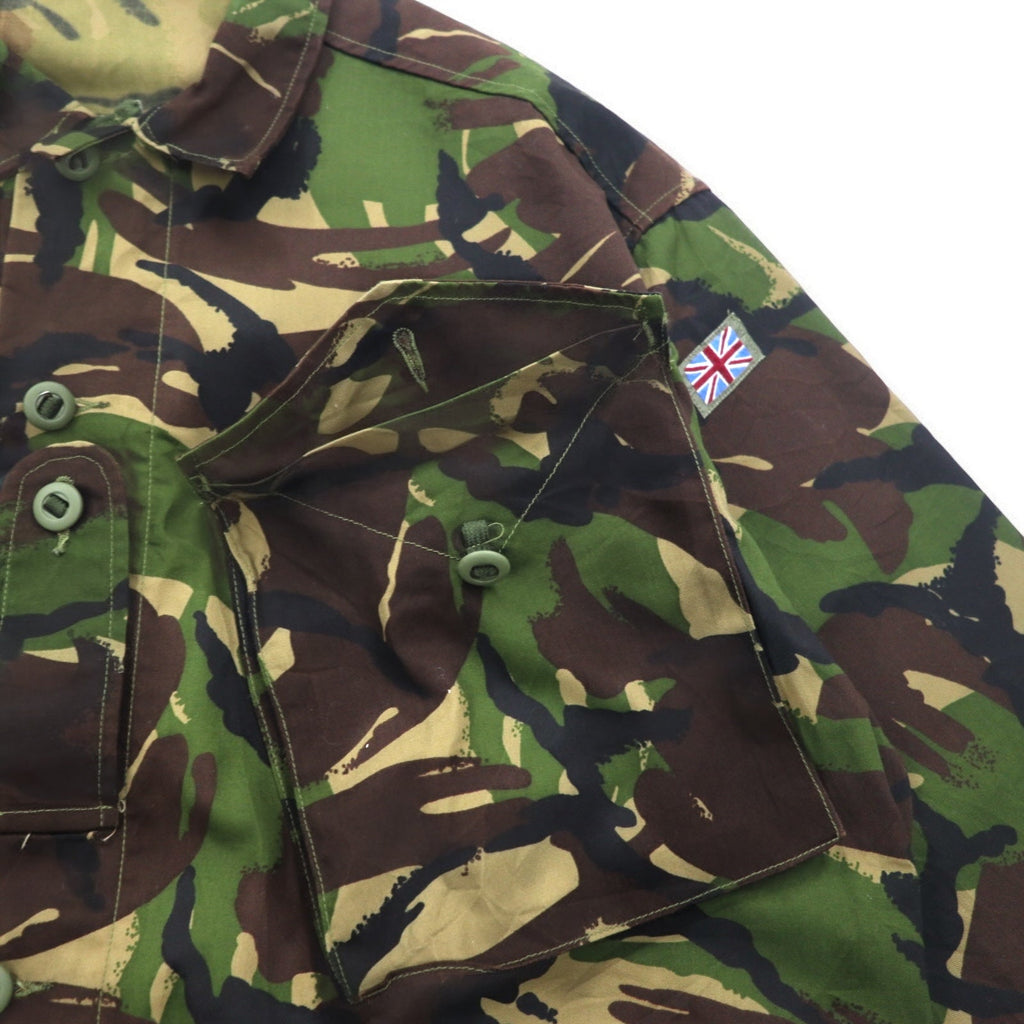 BRITISH ARMY イギリス軍 コンバットジャケット XXL カーキ カモフラ ウッドランド ミリタリー Lightweight Jacket, Woodland DP 8415-99-503-8779