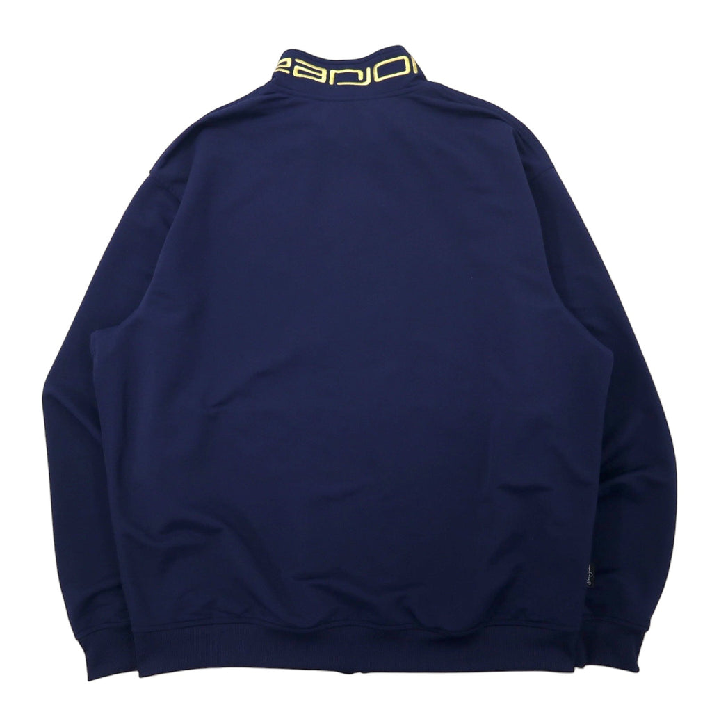 Sean John anni 2000 giacca sportiva felpa XXL blu navy poliestere ricamo logo taglia grande