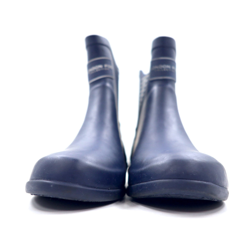 LONDON FOG Stivali da pioggia 25cm navy gomma a pois WL06101W