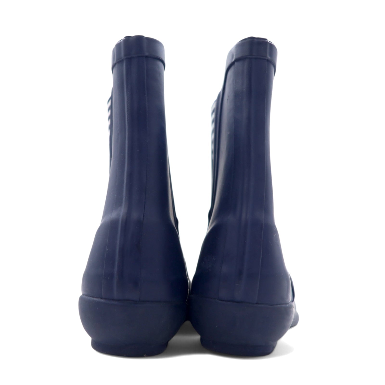 LONDON FOG Stivali da pioggia 25cm navy gomma a pois WL06101W