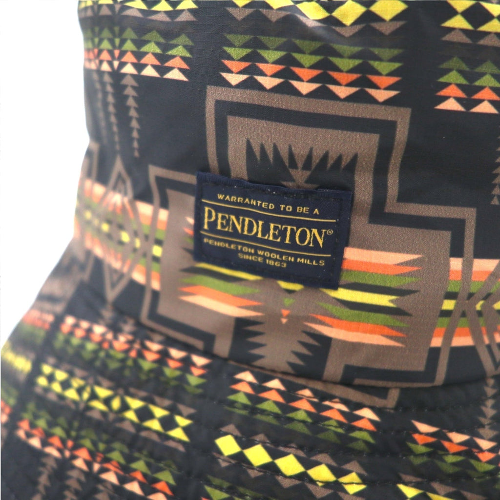 PENDLETON Cappello a secchiello FREE Nero Fantasia Stampa geometrica Nativi Poliestere Idrorepellente ECOPET HAT