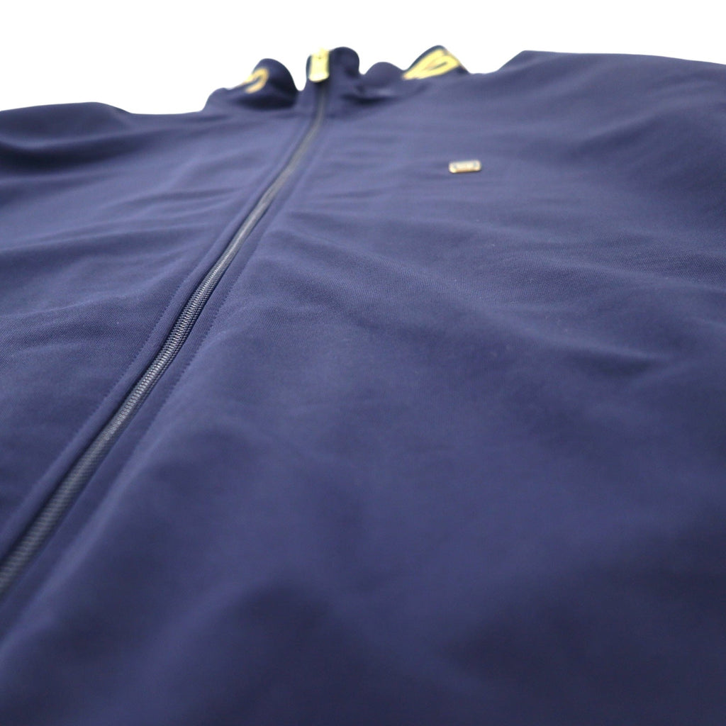Sean John anni 2000 giacca sportiva felpa XXL blu navy poliestere ricamo logo taglia grande