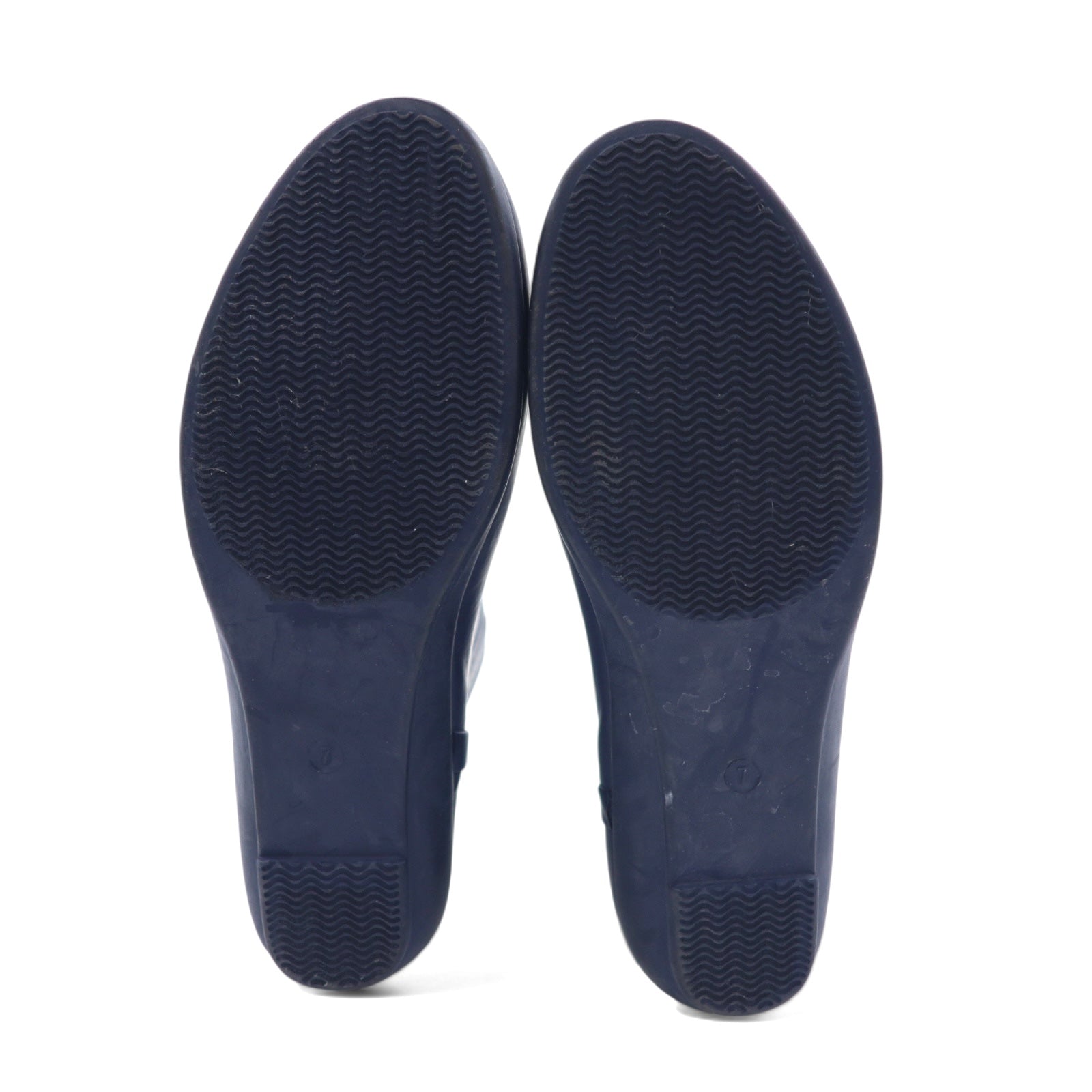 LONDON FOG Stivali da pioggia 25cm navy gomma a pois WL06101W