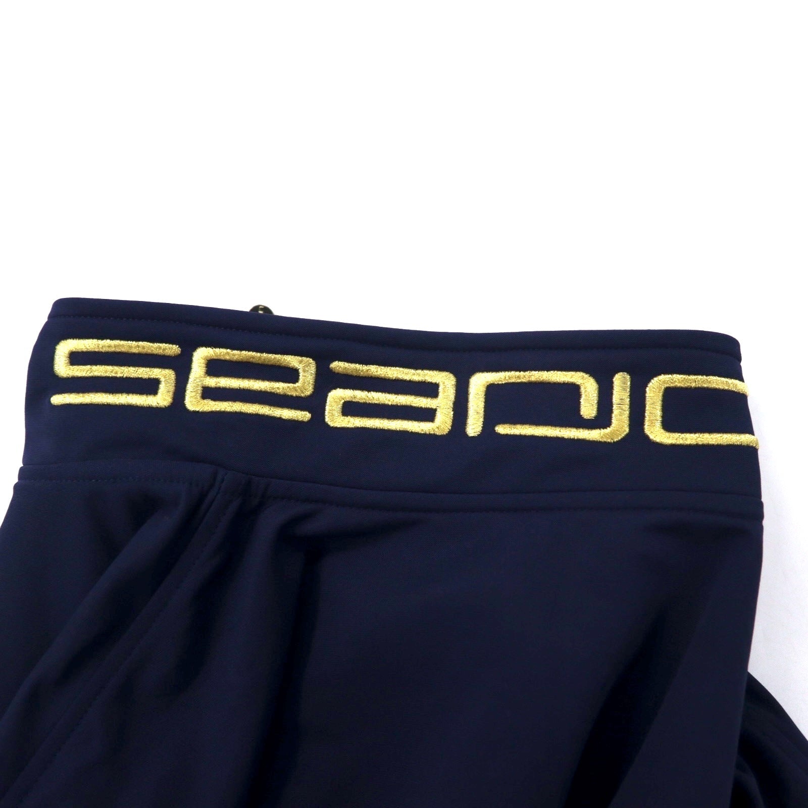 Sean John anni 2000 giacca sportiva felpa XXL blu navy poliestere ricamo logo taglia grande