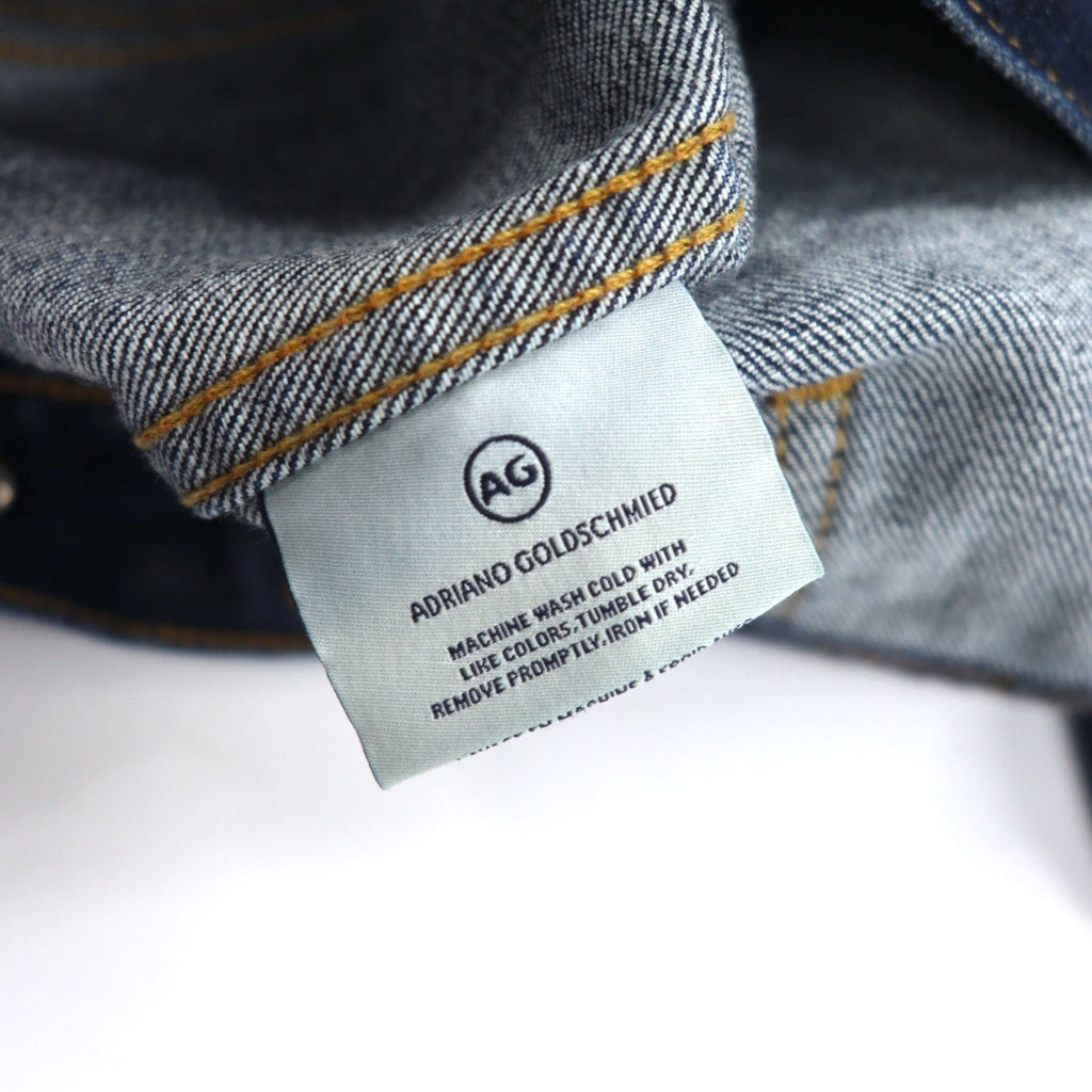 AG ( ADRIANO GOLDSCHMIED ) Giacca di jeans S indaco blu cotone
